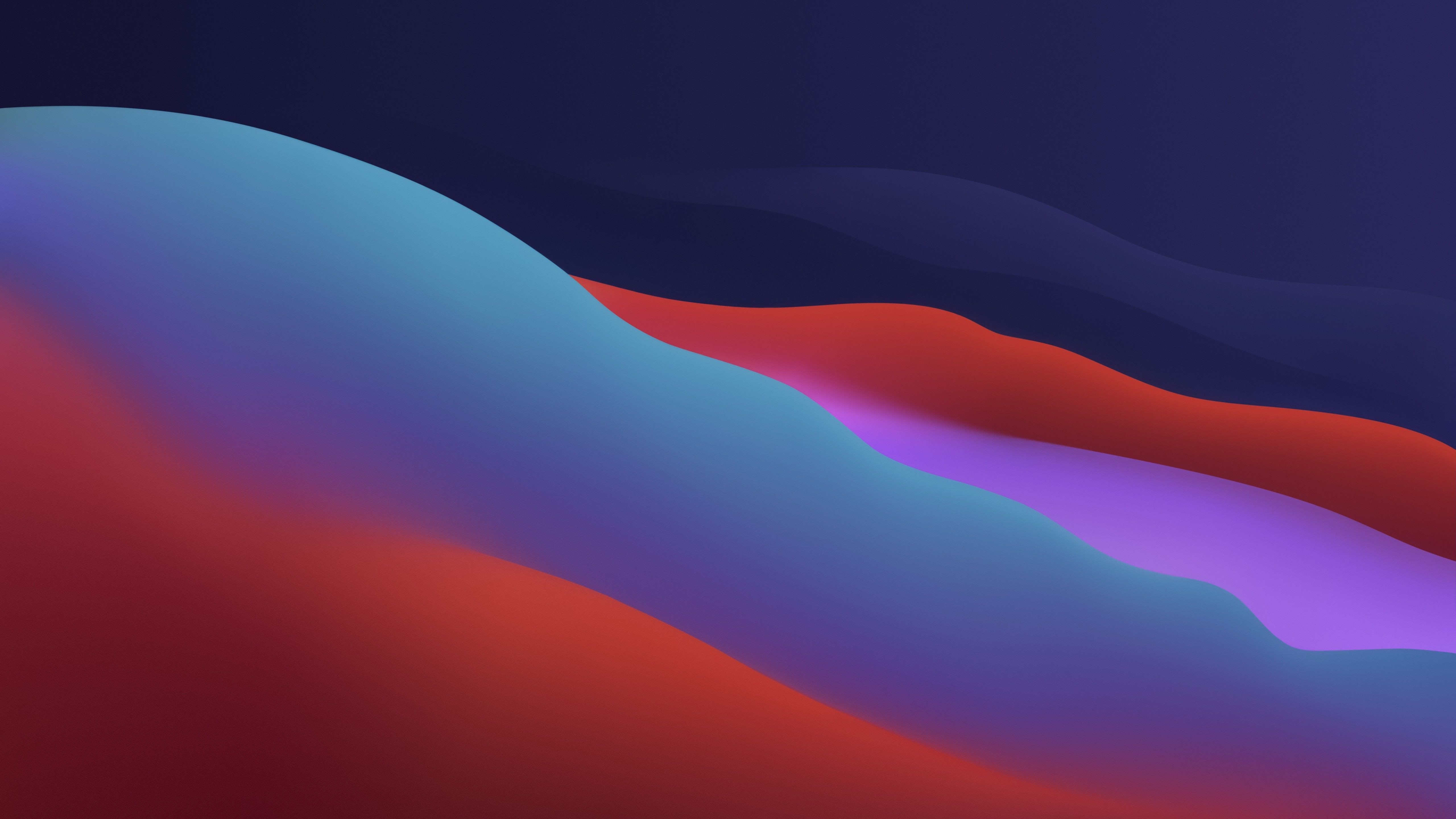 5120x2880 macOS Big Sur 4K Wallpaper, Apple, Layers, Fluidic, Colorful, Dark, WWDC, 5K, Gradients, Desktop