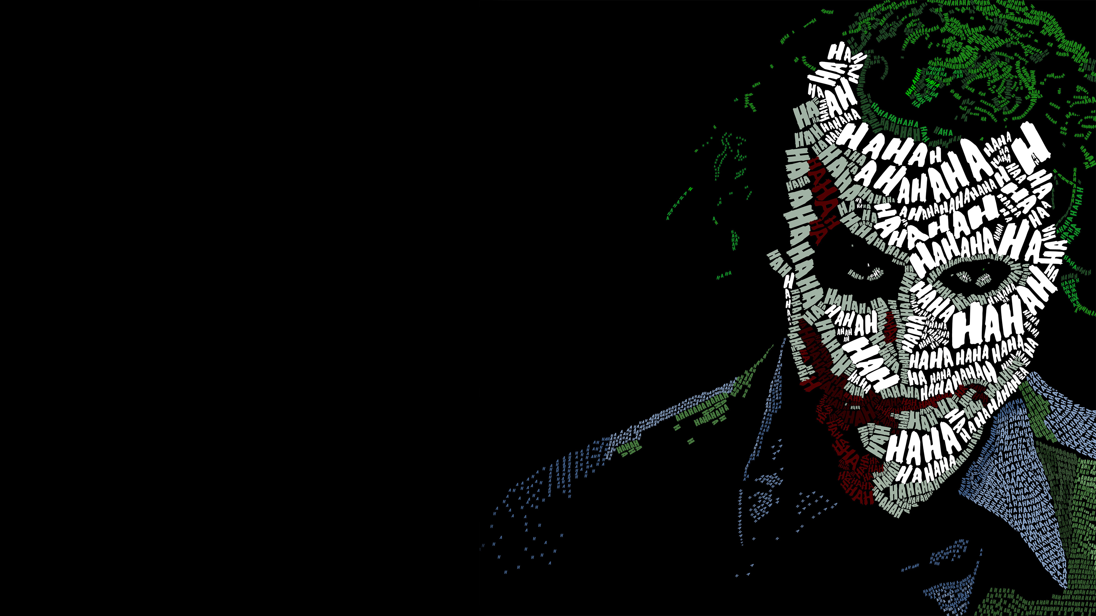 3840x2160 Wallpaper 4k Joker Typography 4k Wallpaper, Artist Wallpaper, Desktop