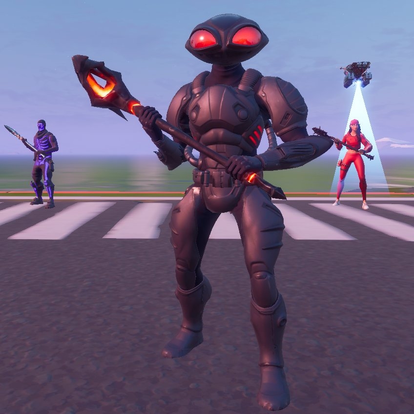 850x850 Black Manta Fortnite wallpaper, Phone