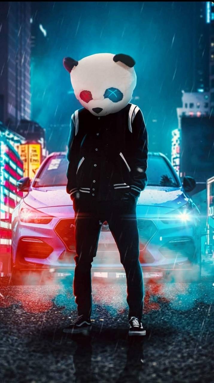 720x1280 Panda boy joker wallpaper, Phone