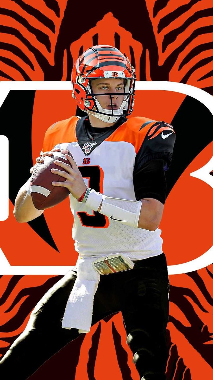 740x1310 Joe Burrow Wallpaper Discover more American Football, Bengals, Cincinnati Bengals, Football, Joe Burrow wallpaper.. Joe burrow, Joes, Bengals football, Phone