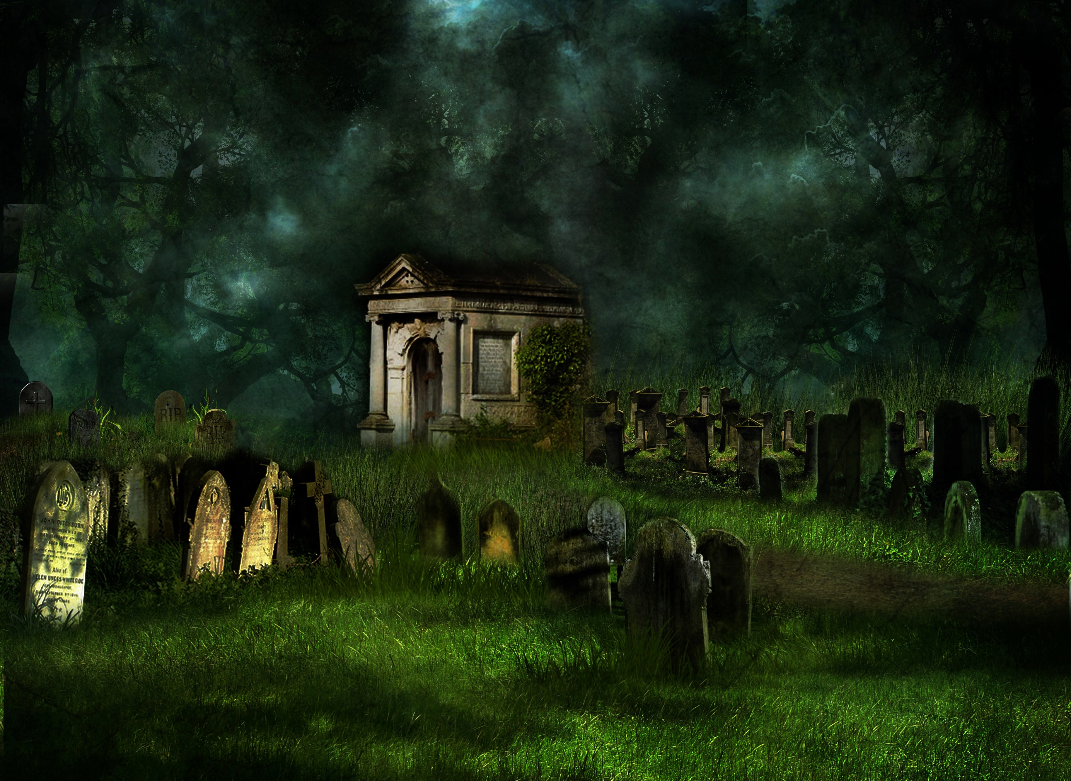 3660x2670 widescreen background cemetery, Desktop