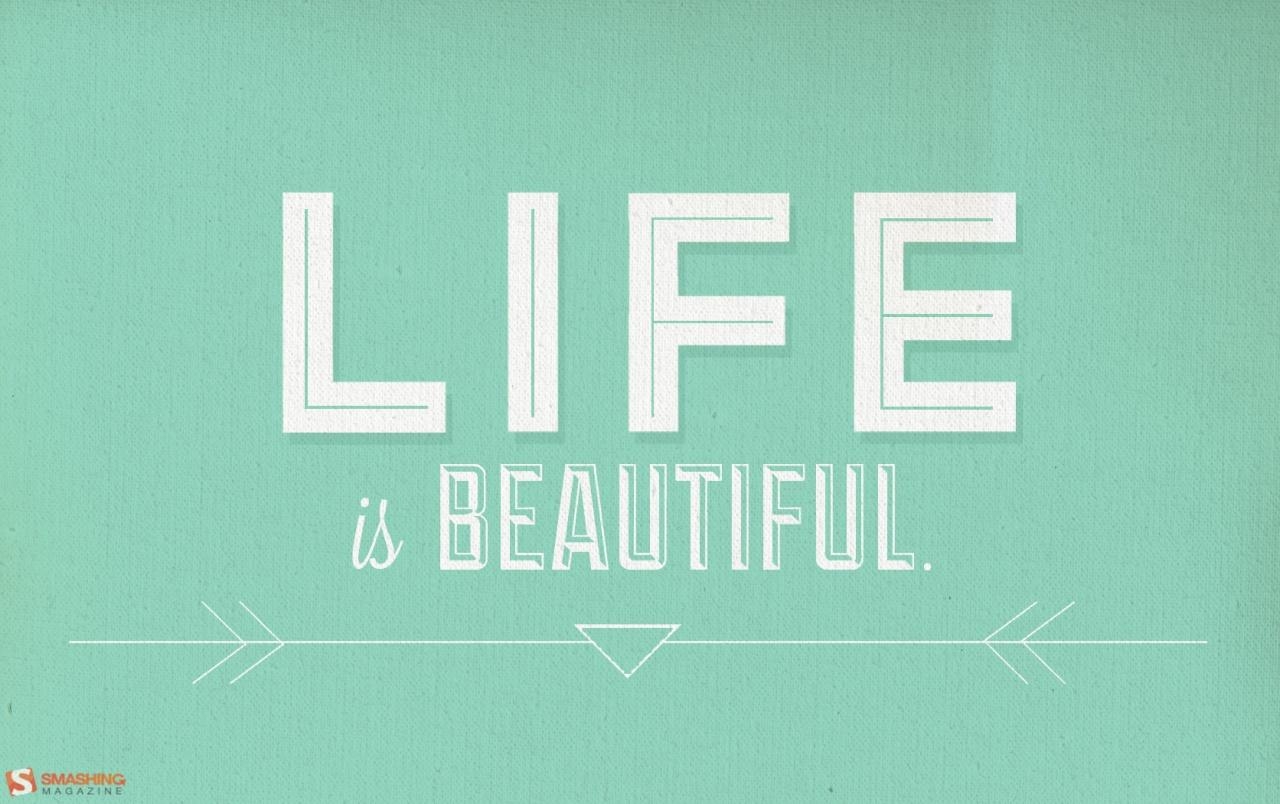 1280x810 Life Is Beautiful wallpaper. Life Is Beautiful, Desktop