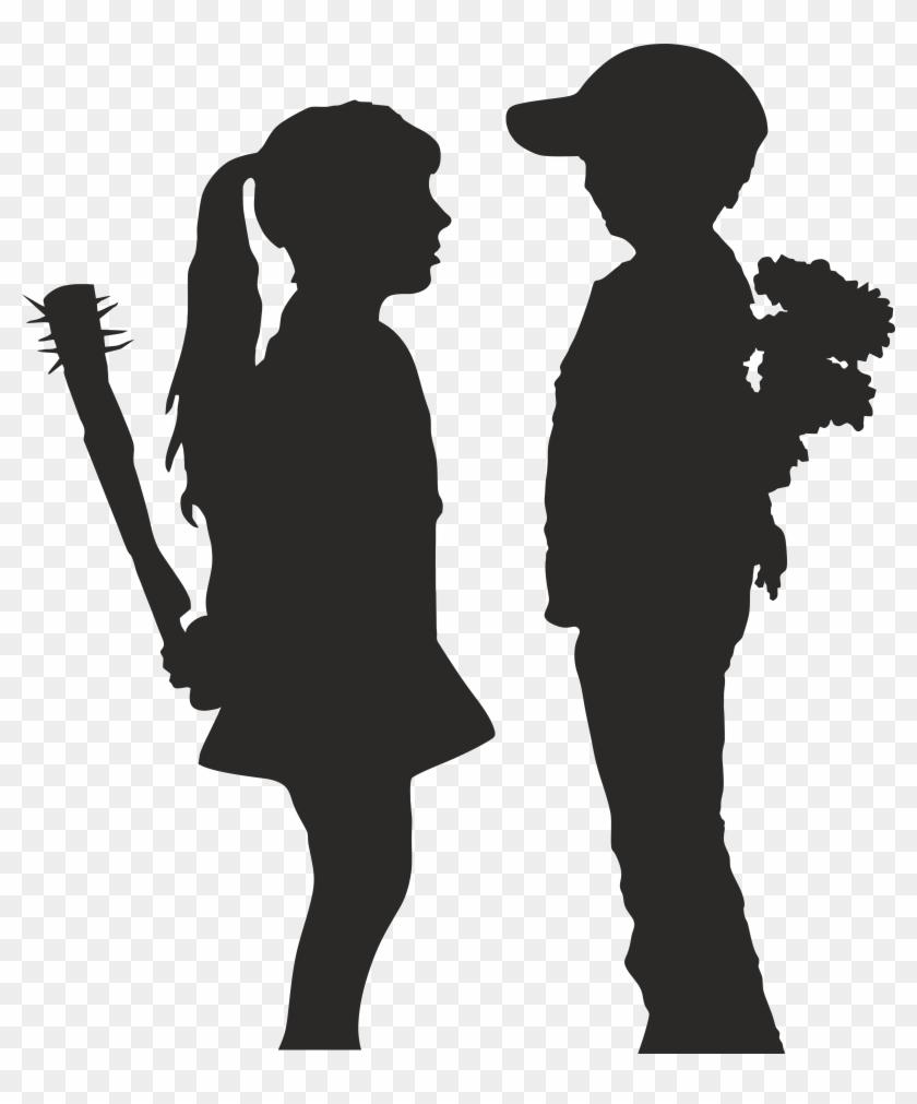 840x1020 Banksy Wallpaper Boy Meets Girl, HD Png Download, Phone