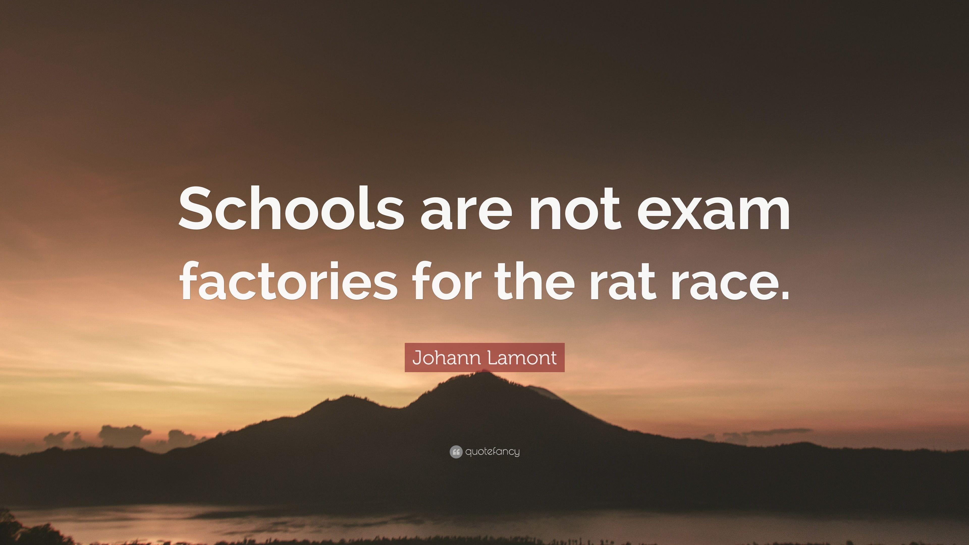 3840x2160 Johann Lamont Quote: “Schools are not exam factories for the rat, Desktop