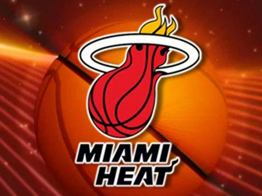 1040x780 Basketball Wallpaper. Miami Heat Logo 3D Wallpaper. Guemblung, Desktop