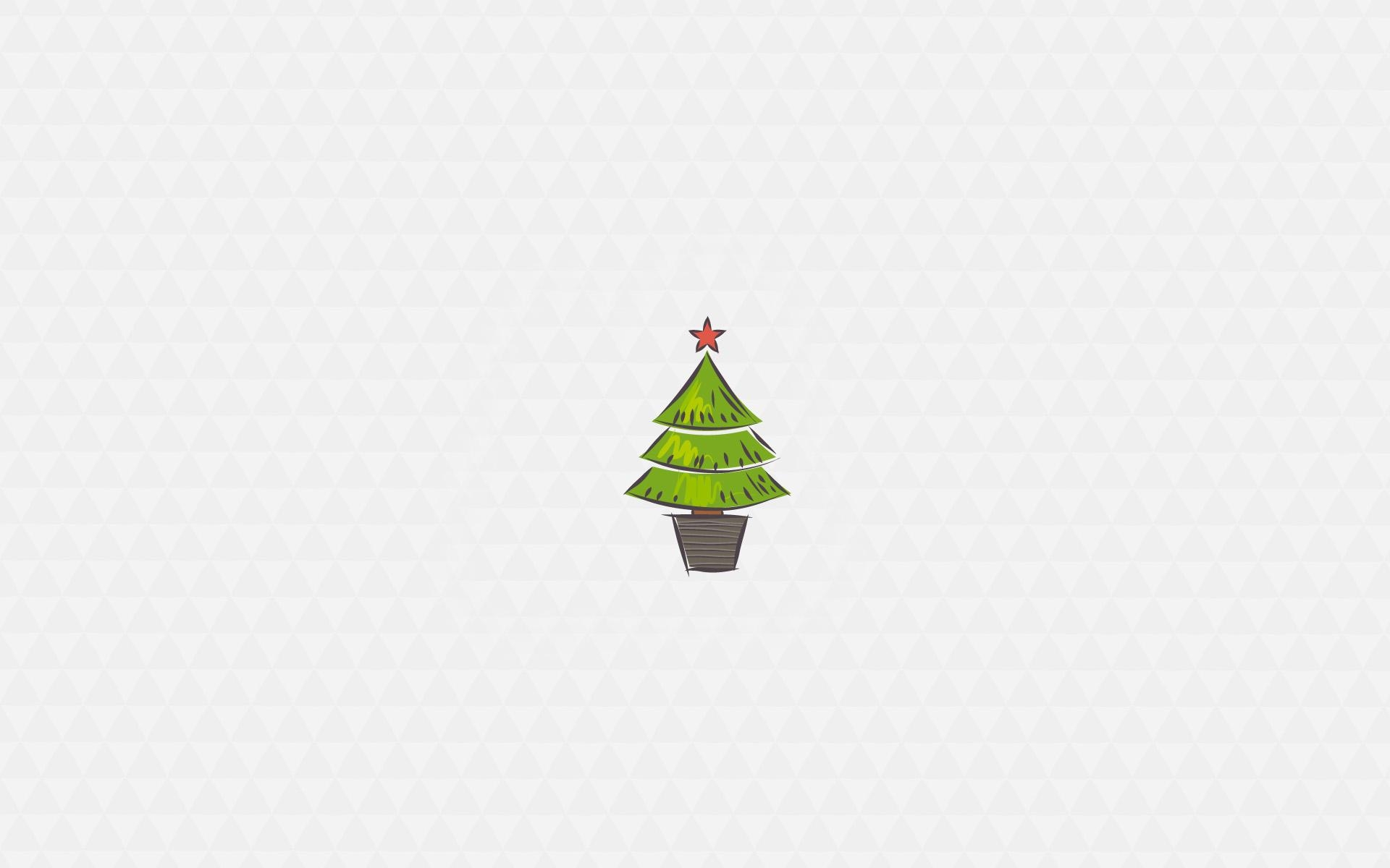 1920x1200 Christmas Minimalist Wallpaper, Desktop