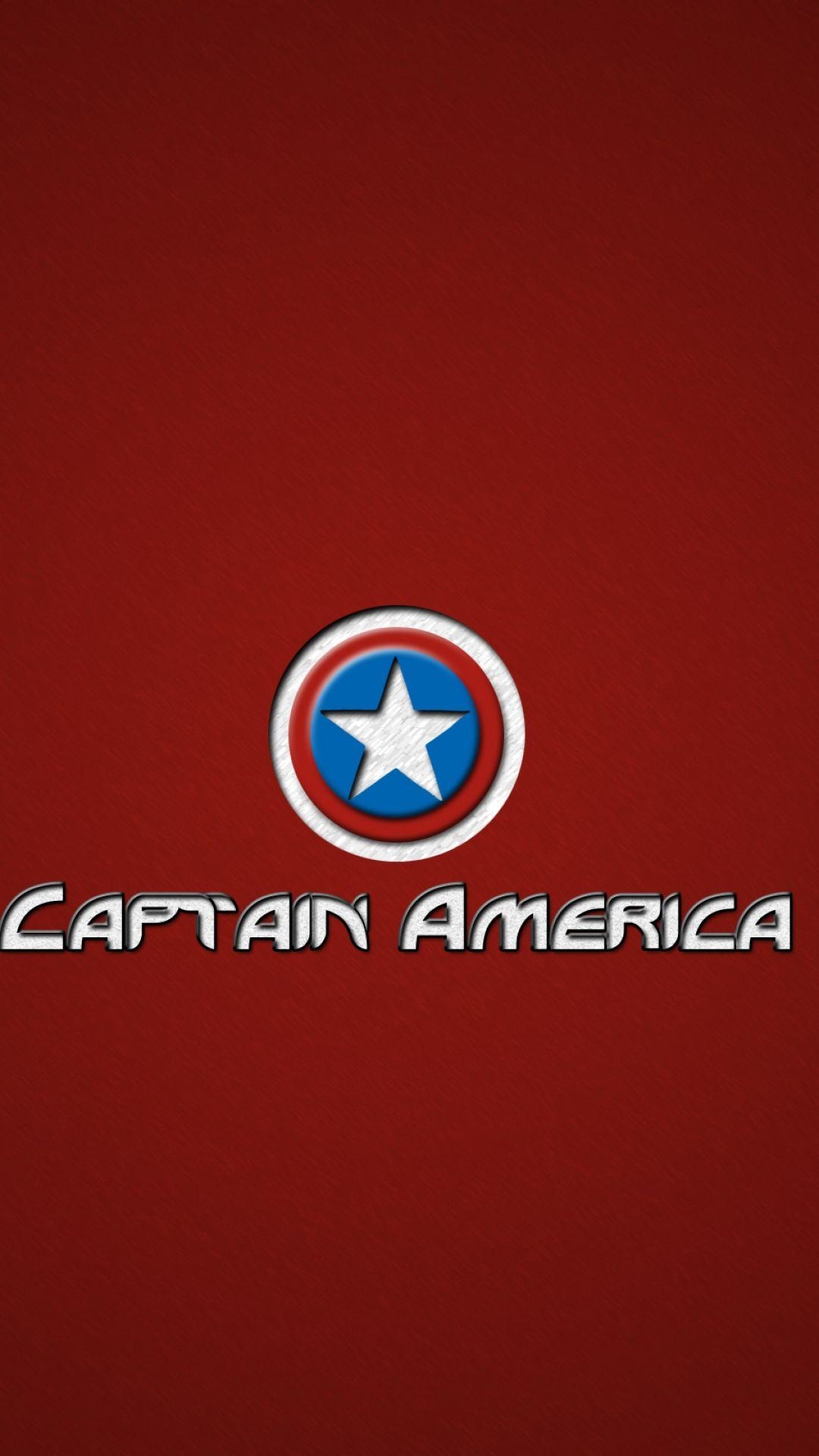 1080x1920 Wallpaper.wiki Captain America Logo Marvel Hero Avengers IPhone PIC, Phone