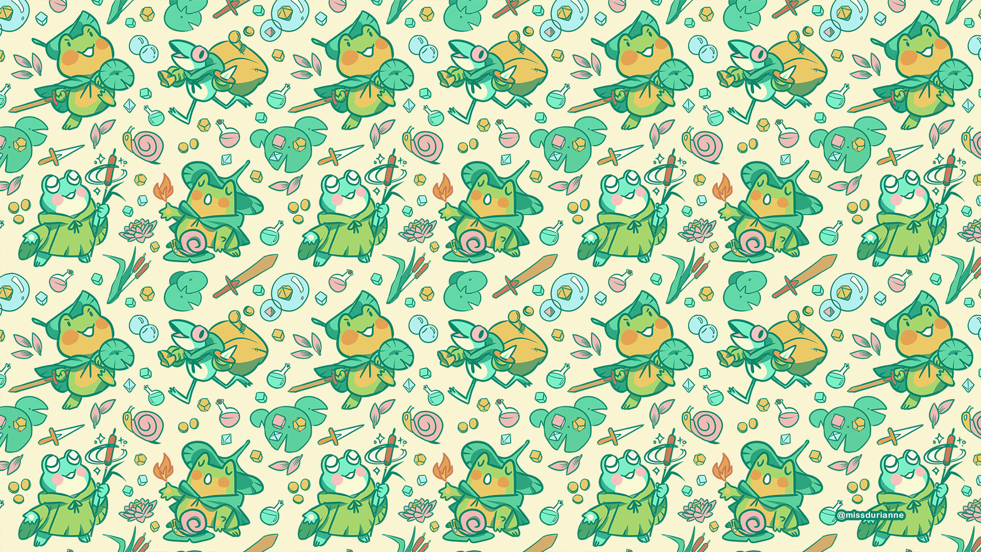 1920x1080 RPG Frogs Digital Wallpaper desktop and iPhone, Desktop