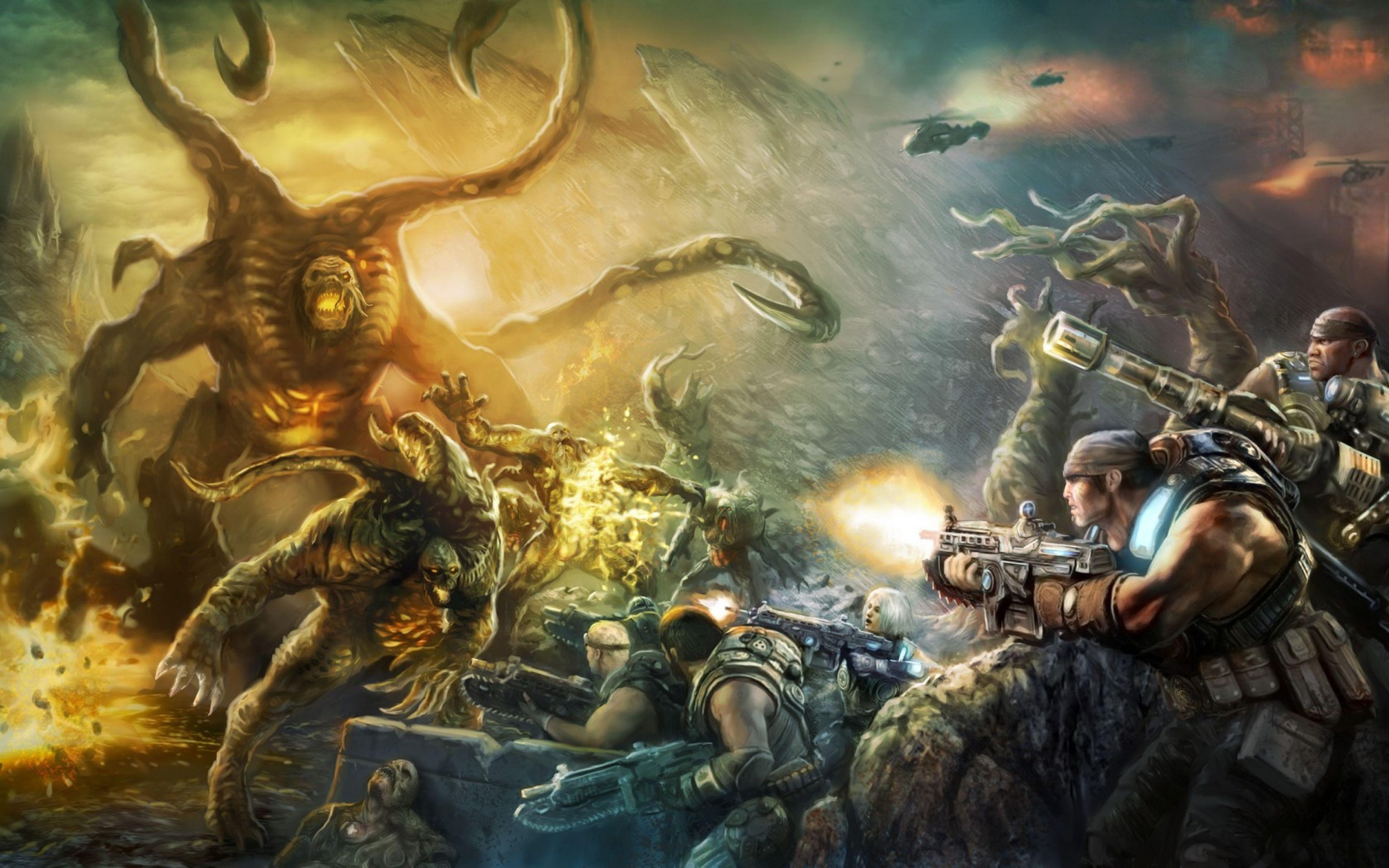 3840x2400 Download Wallpaper  Gears of war judgment, Art, Video game, Desktop