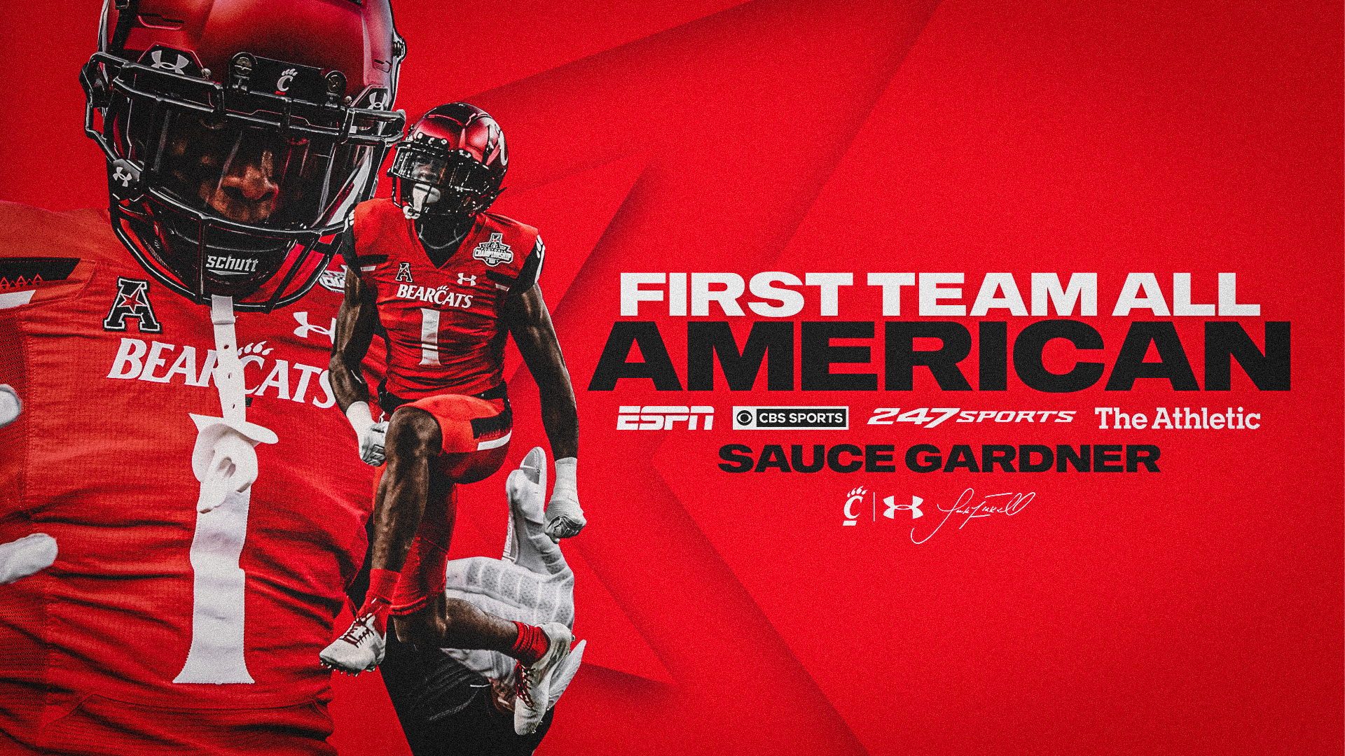 1920x1080 Gardner Collects First Team All American Honors From ESPN, CBS And The Athletic Of Cincinnati Athletics, Desktop