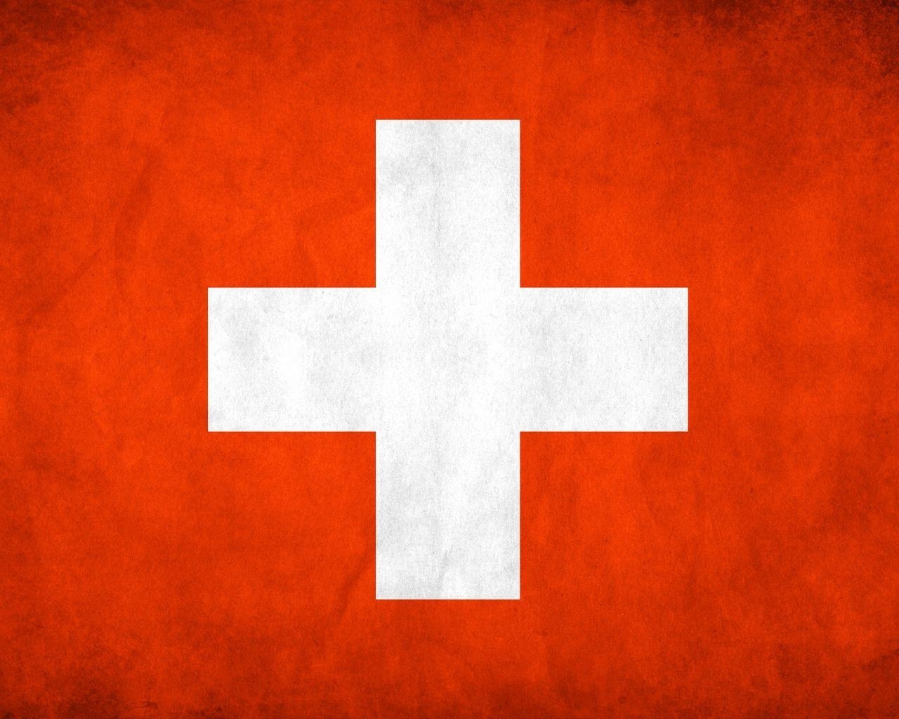 1280x1030 Download wallpaper  switzerland, flag, texture standard 5:4, Desktop