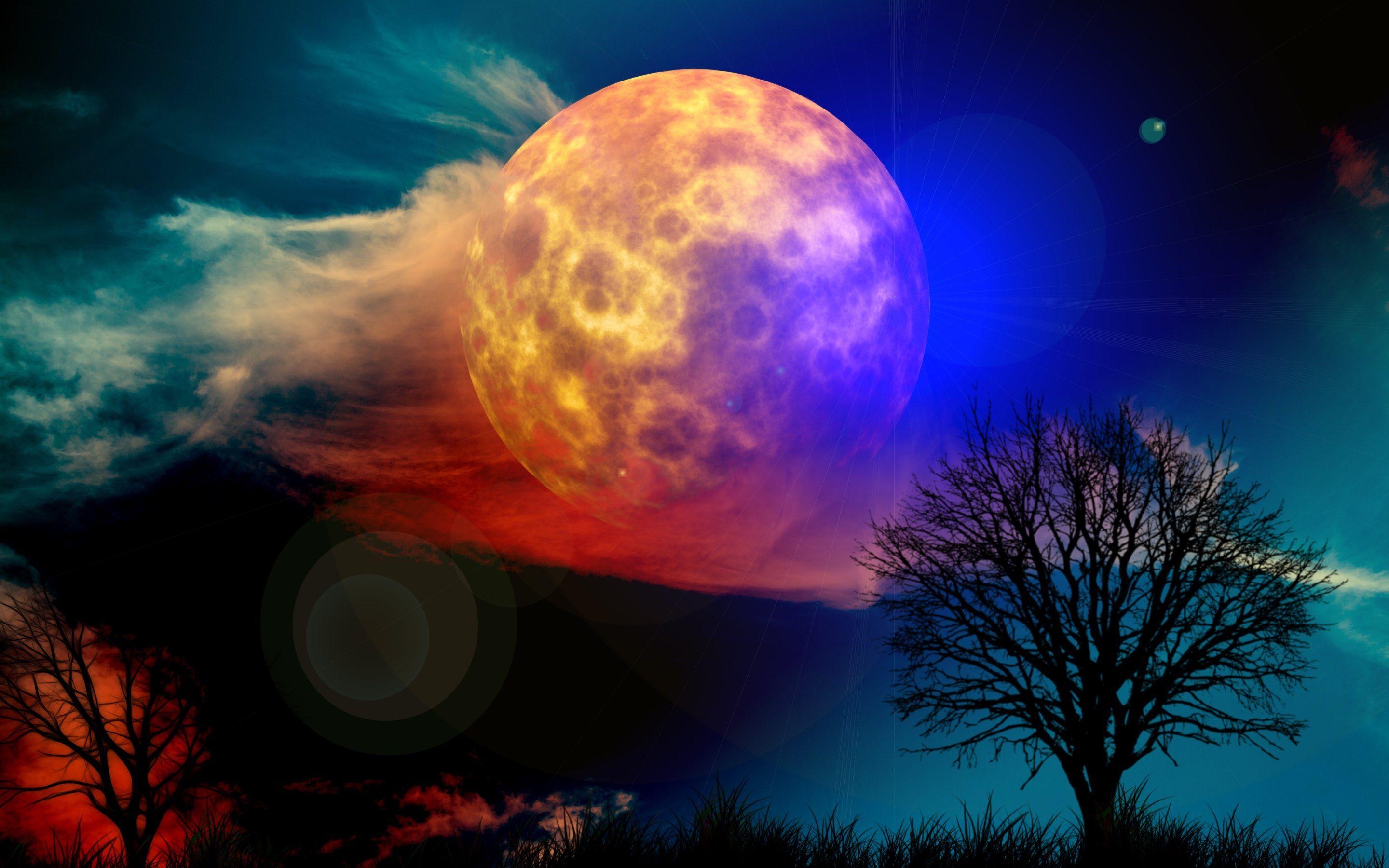 2880x1800 Super Moon HD Wallpaper · 4K, Desktop