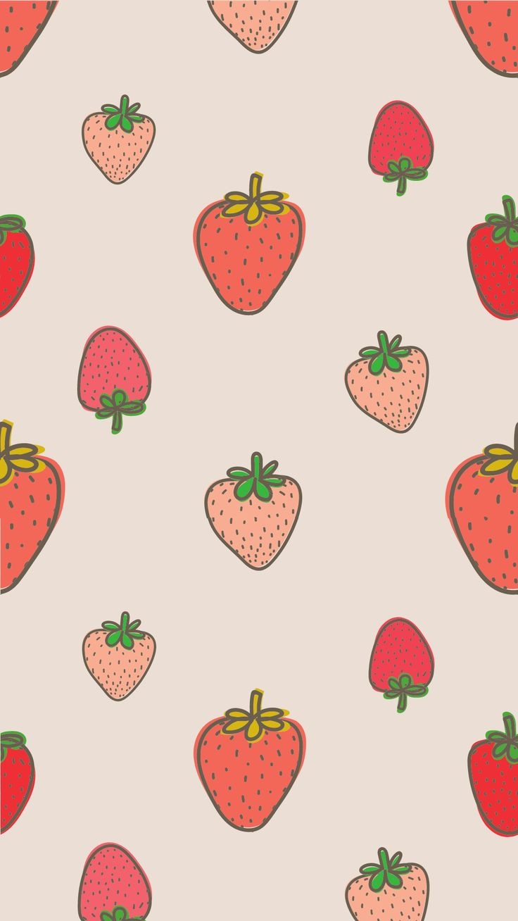 740x1310 Adorable Strawberry iPhone Wallpaper. Cute summer wallpaper, Summer wallpaper phone, Wallpaper iphone cute, Phone