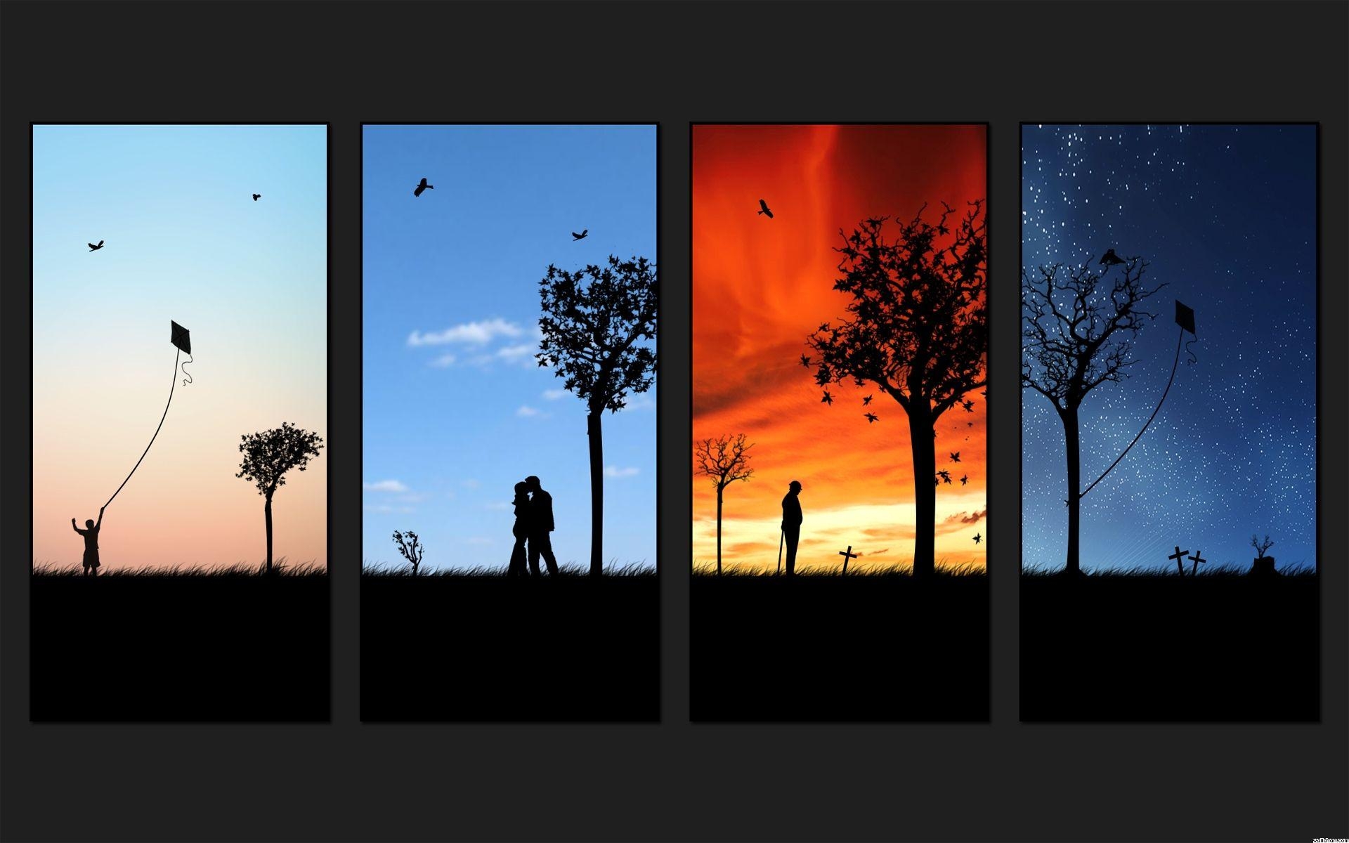 1920x1200 Four Stages Of Life, Desktop