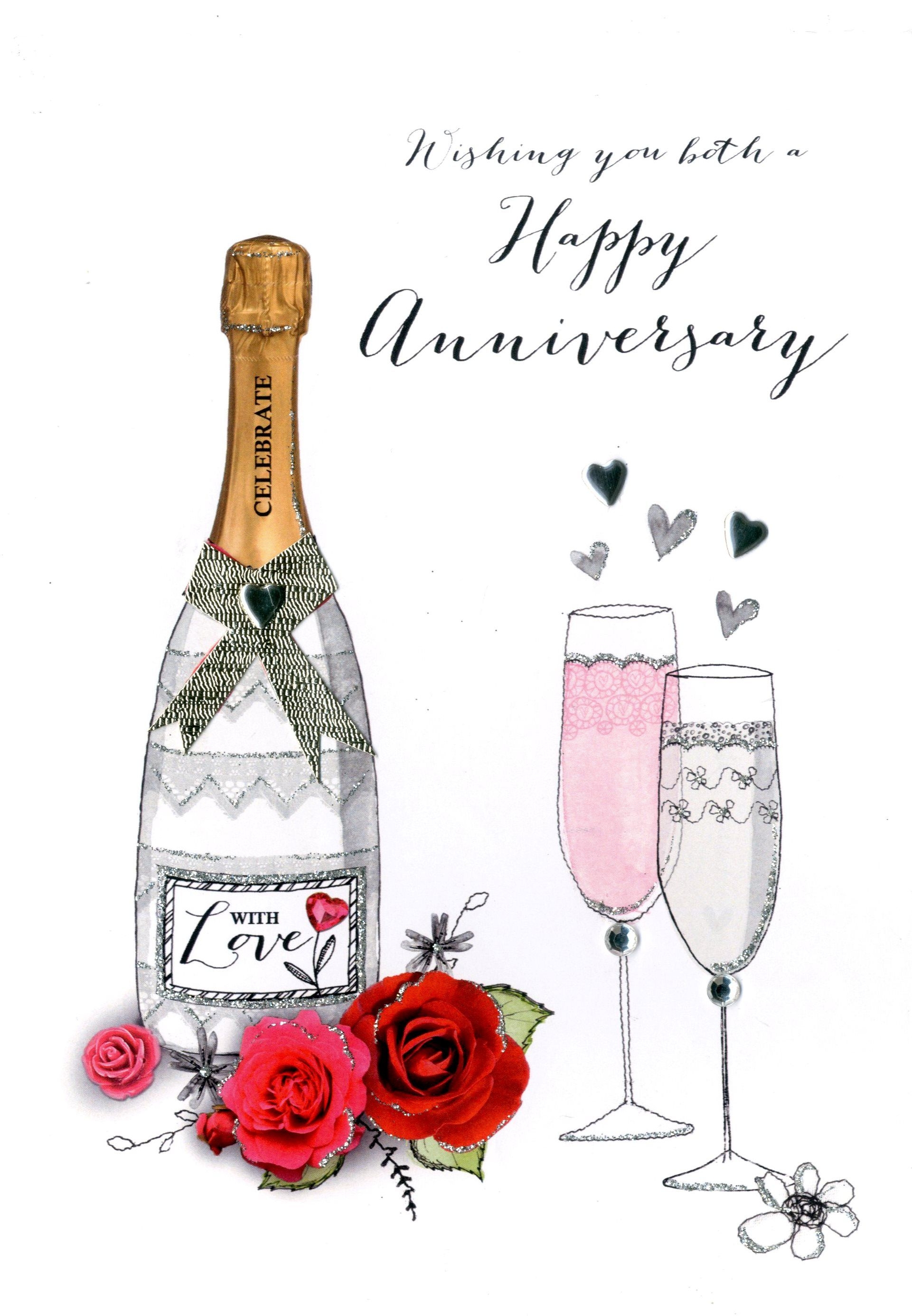 1930x2780 Wishing You Both Happy Anniversary Greeting Card. Happy, Phone