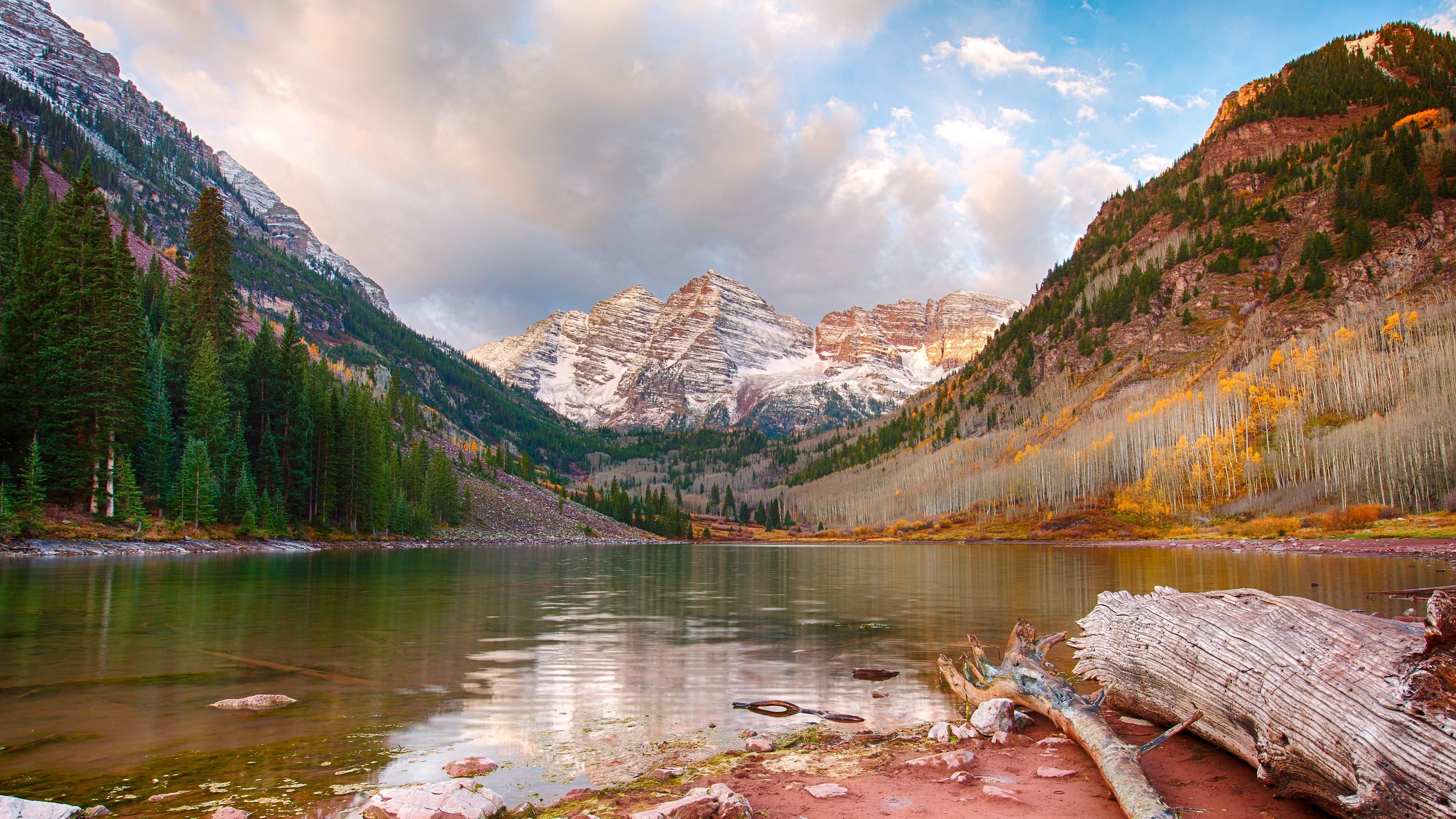 3840x2160 The Maroon Bells, Elk Mountains, Rockies, Colorado UHD 4K Wallpaper, Desktop