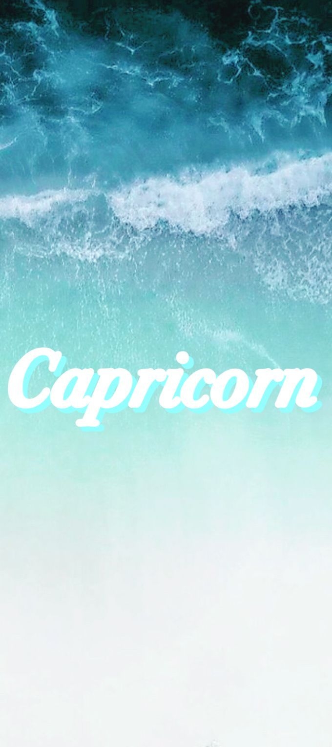 680x1530 capricorn #beach #zodiac Credit goes to Hufflepuff Queen for making this ♑️ artwork. Zodiac signs capricorn, Zodiac capricorn, Aesthetic iphone wallpaper, Phone