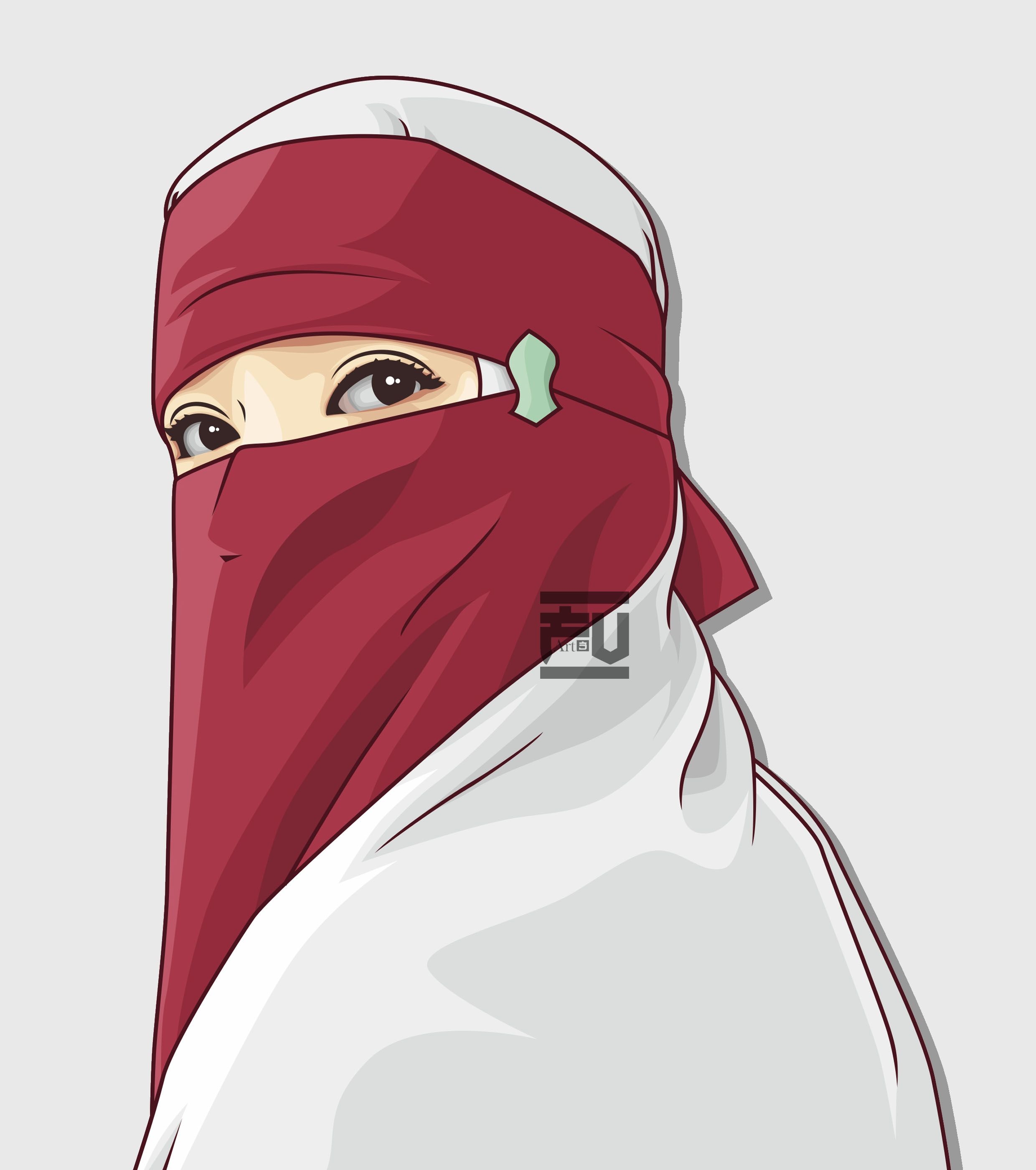 2480x2810 vector #hijab #niqab. Kartun, Ilustrasi karakter, Seni, Phone