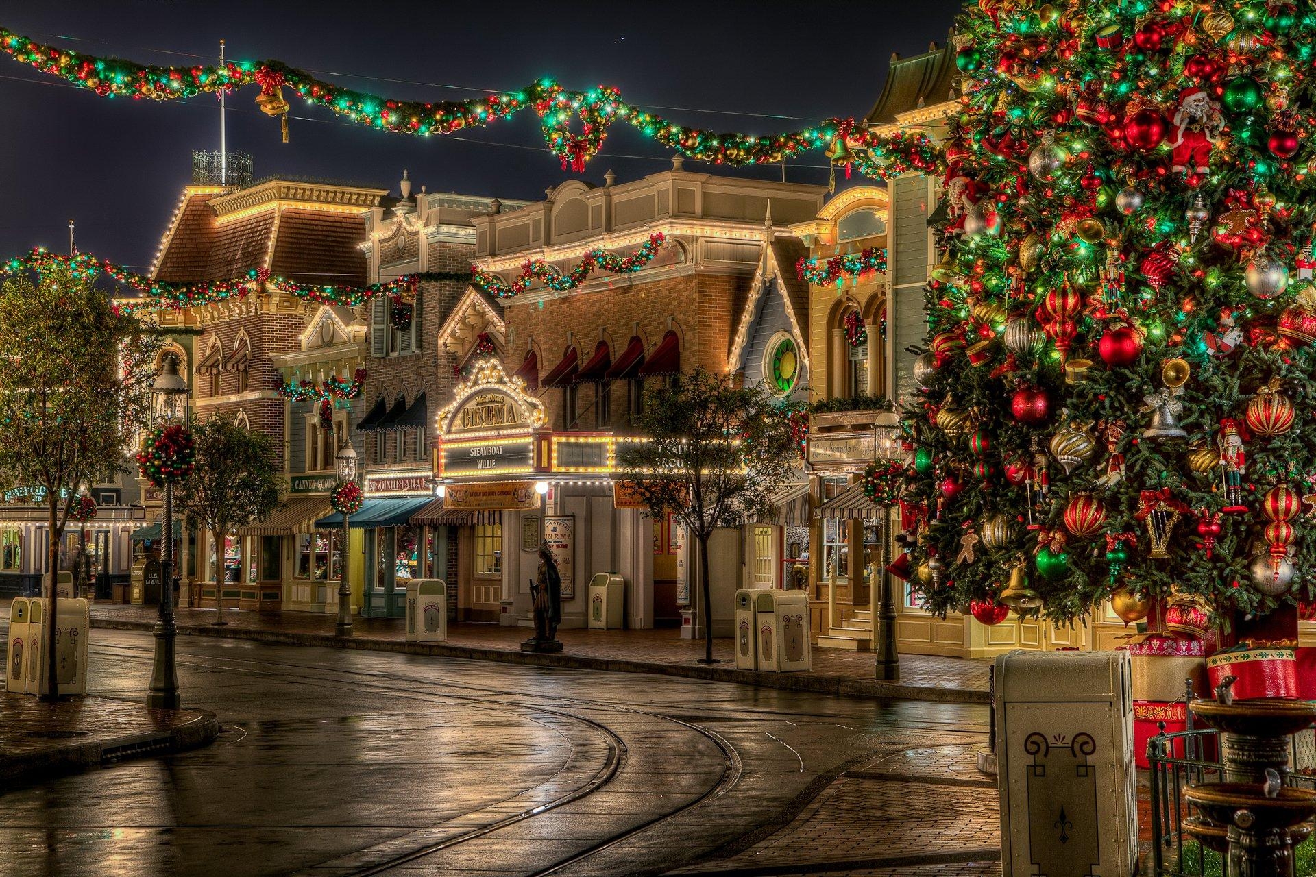 1920x1280 Christmas Village HD Wallpaper. Background Image, Desktop