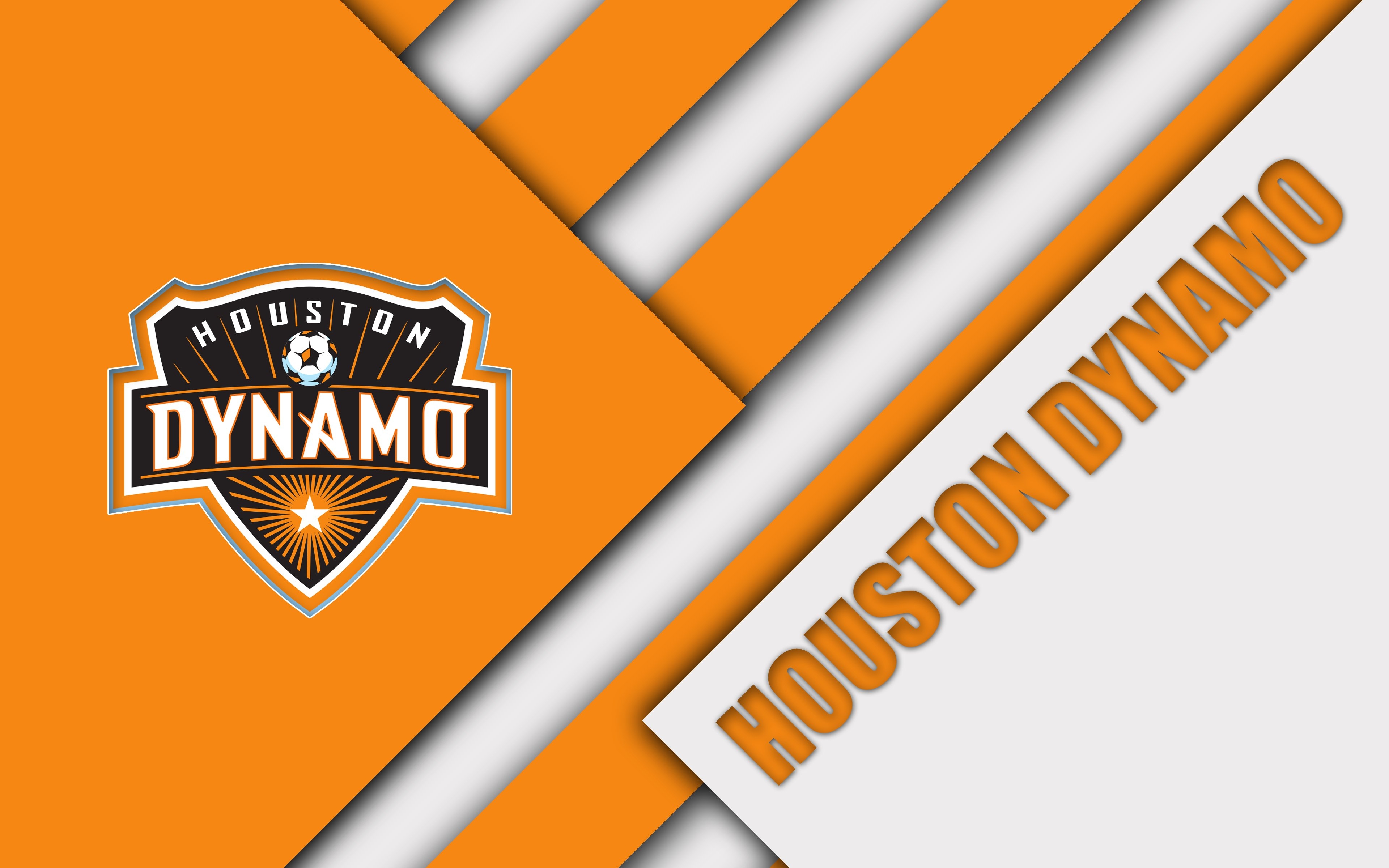 3840x2400 Houston Dynamo, Emblem, Logo, MLS, Soccer wallpaper and background, Desktop