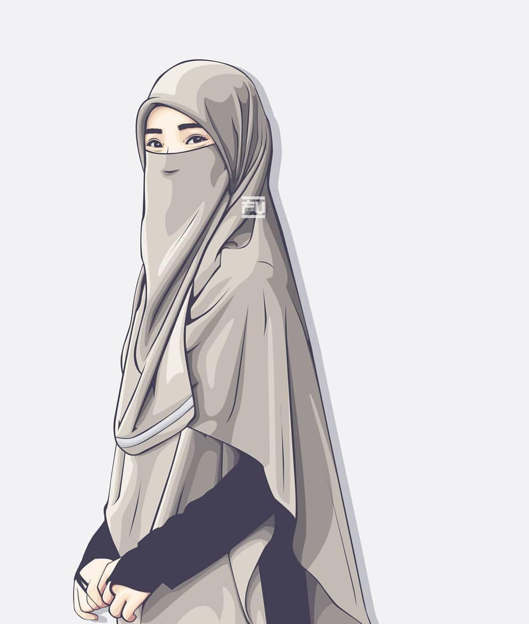 1080x1280 Gambar Keren Anime Hijab, Phone