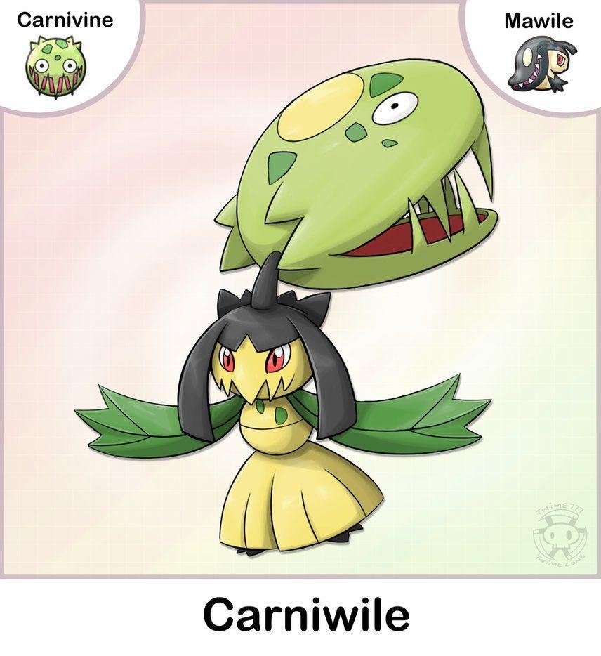 860x940 Carnivine + Mawile Fusion, Phone