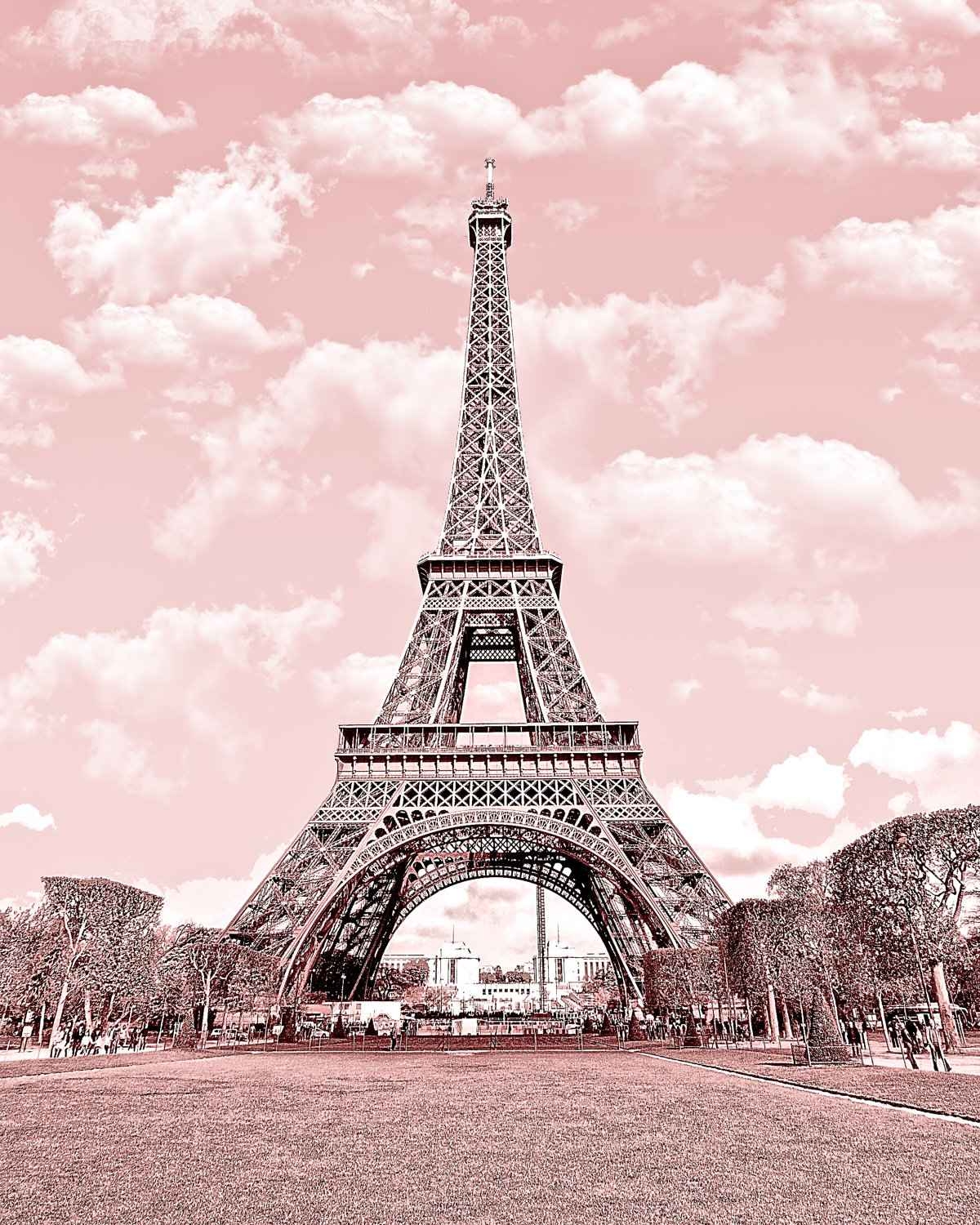 1200x1500 Rose Gold Girly Cute Eiffel Tower Wallpaperwalpaperlist.com, Phone