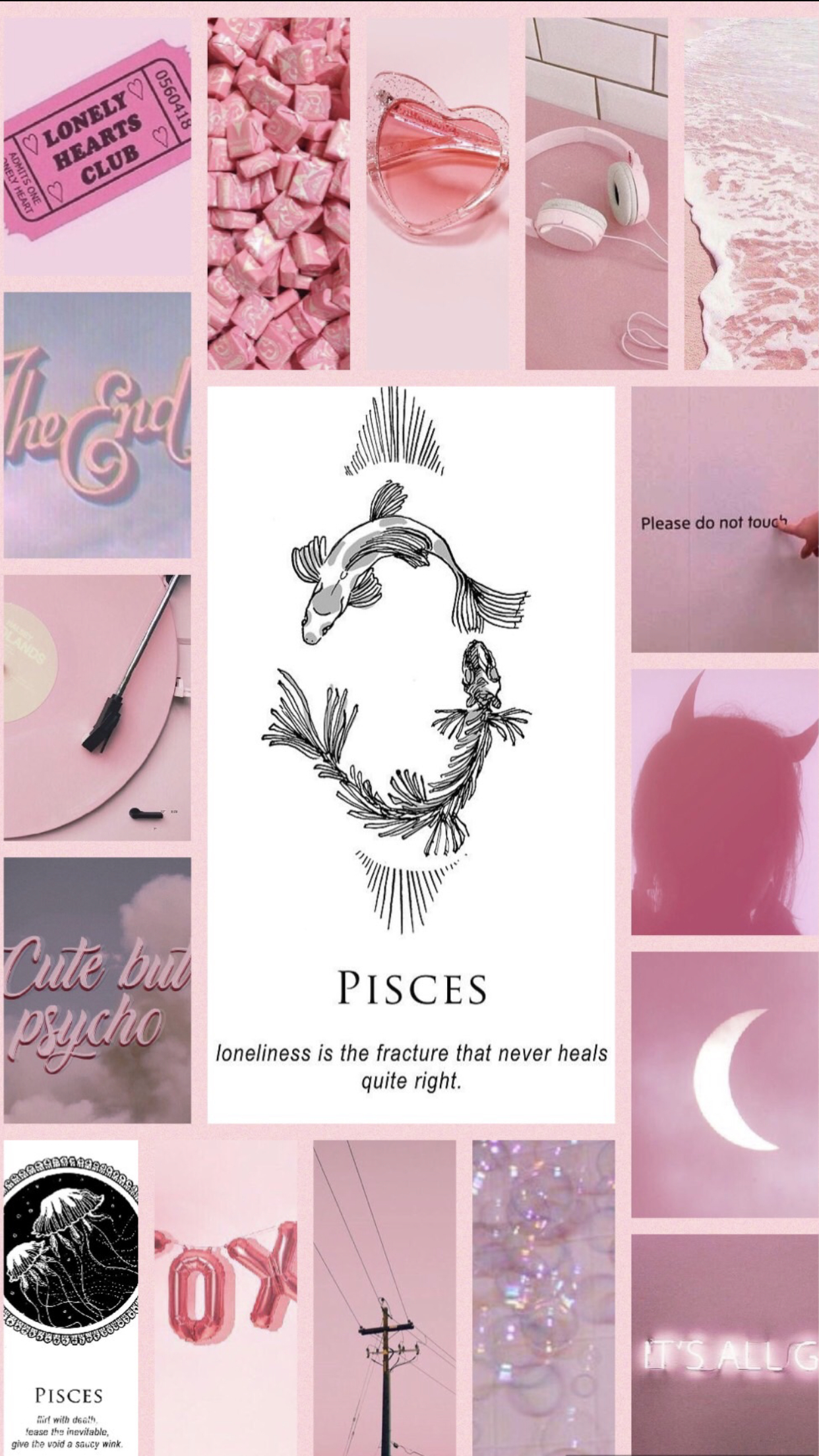 1250x2210 Pisces aesthetic wallpaper. Aquarius aesthetic, Zodiac signs, Aesthetic iphone wallpaper, Phone