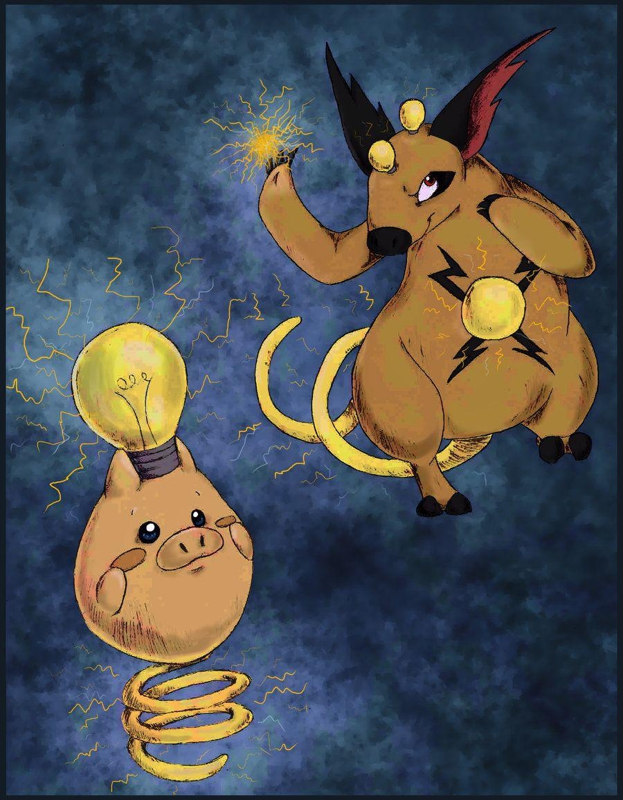 900x1160 Electric Spoink And Grumpig By Leaf Of Dawn, Phone