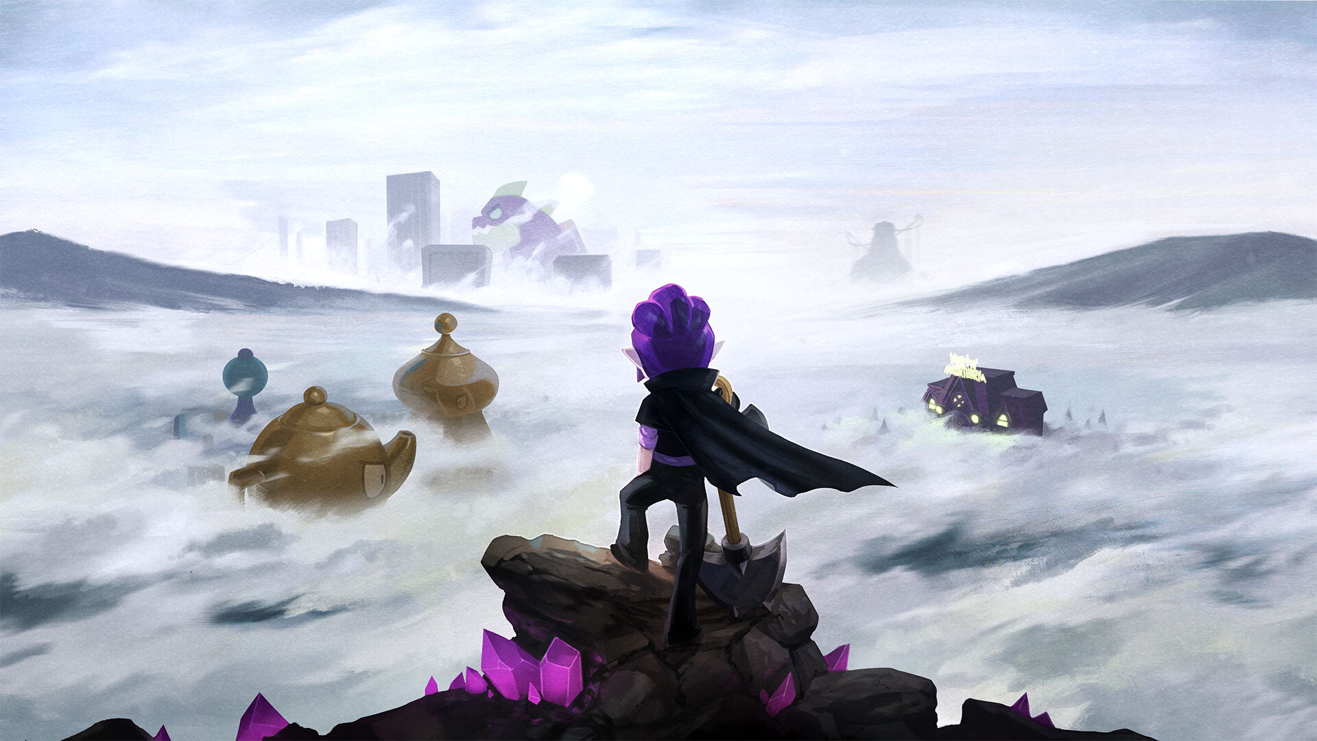 1920x1080 Brawl Stars, the Wanderer Above the Sea of Fog (Inspired by Caspar David Friedrich), Desktop