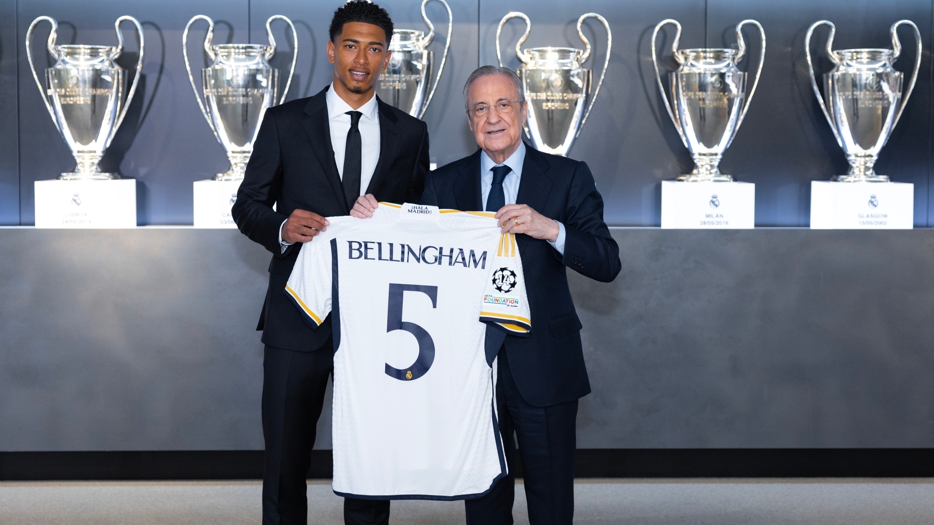 1920x1080 Proud Jude Bellingham given Zinedine Zidane's iconic shirt number at Real Madrid unveiling, Desktop