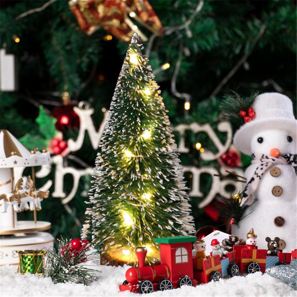 1030x1030 TANGNADE Christmas Decorations 2022 2023 Christmas Ornaments Christmas Decorations Desktop Decoration With LED Lights Mini Christmas Tree, Phone