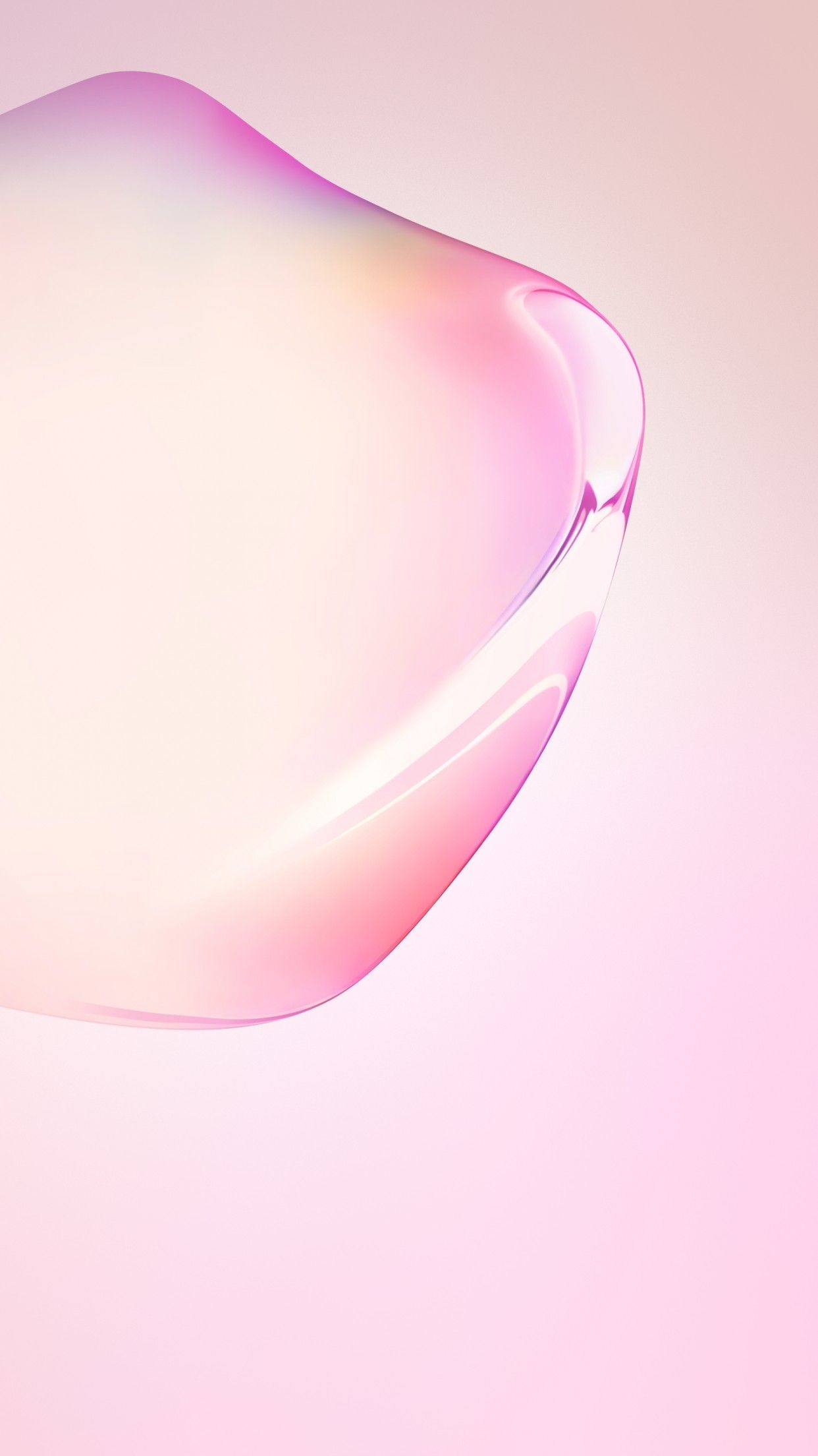 1250x2210 Samsung Galaxy Note10 Wallpaper 4K, Bubble, Pink, Stock, Android Pink background, Abstract, Phone