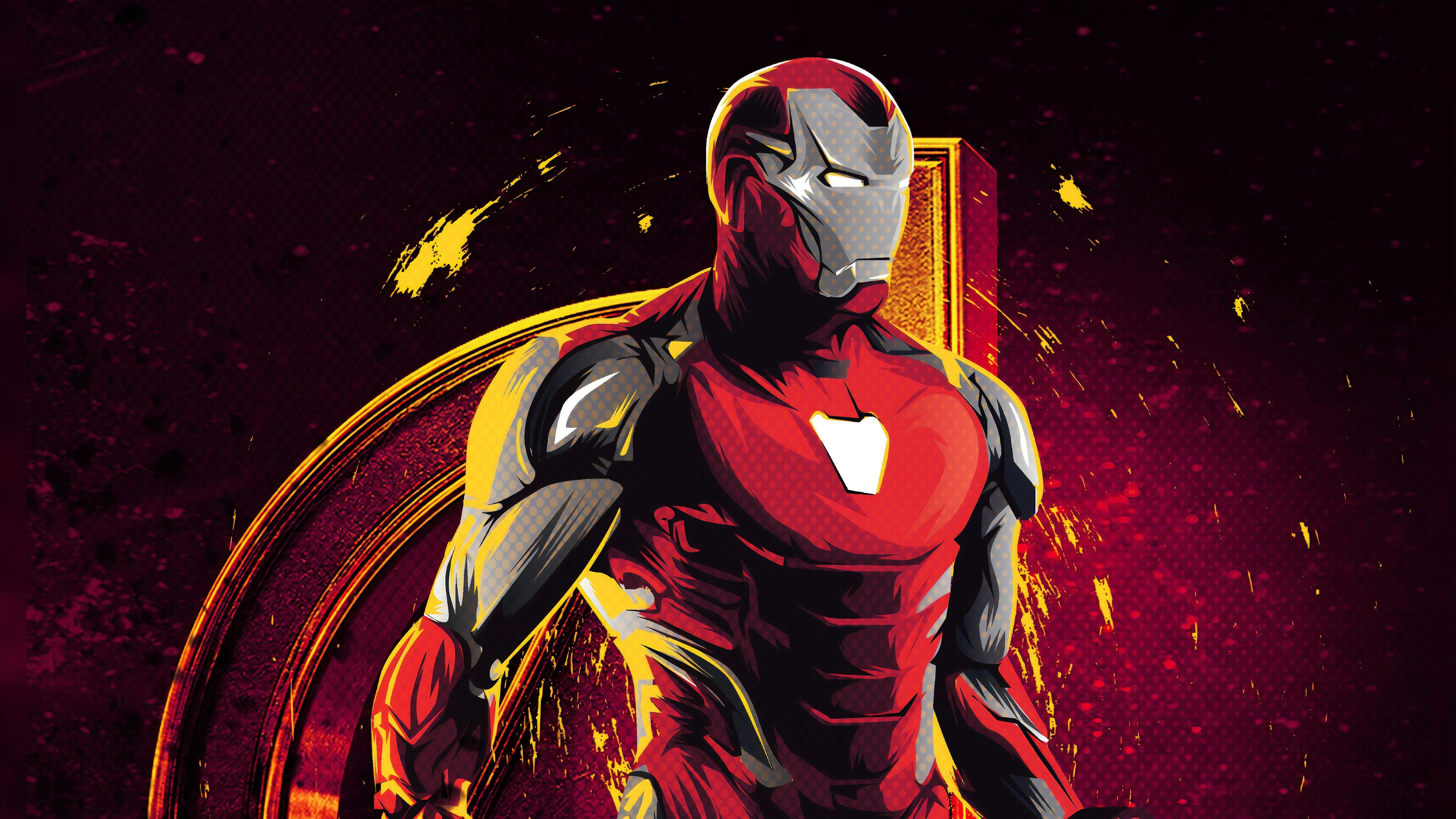 3840x2160 Neon Iron Man Wallpaper Collection. View The World Fashion, Desktop