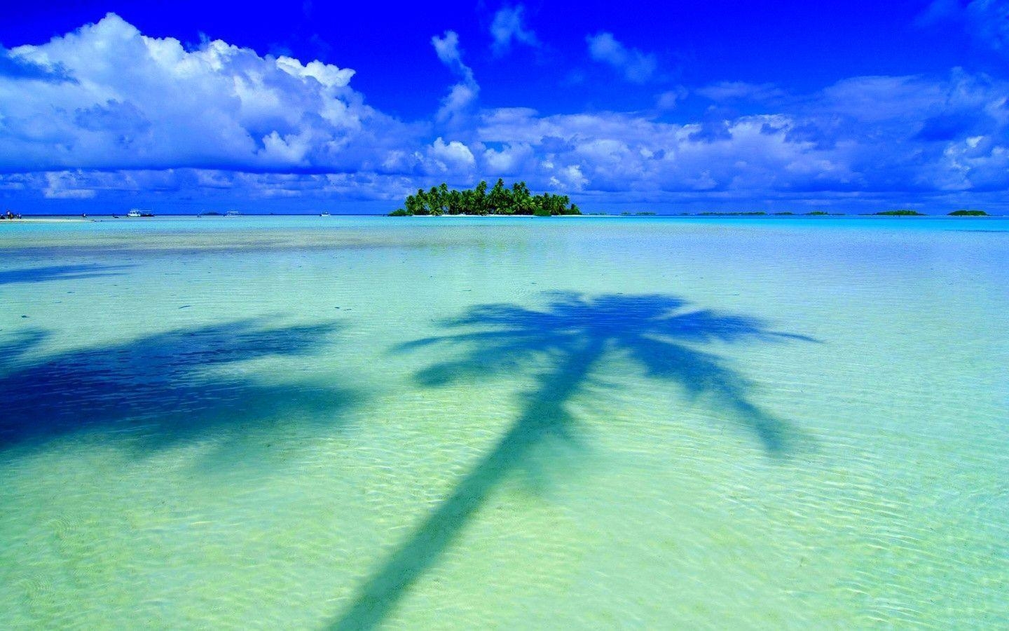 1440x900 Tropical Island Panorama Wallpaper, Desktop