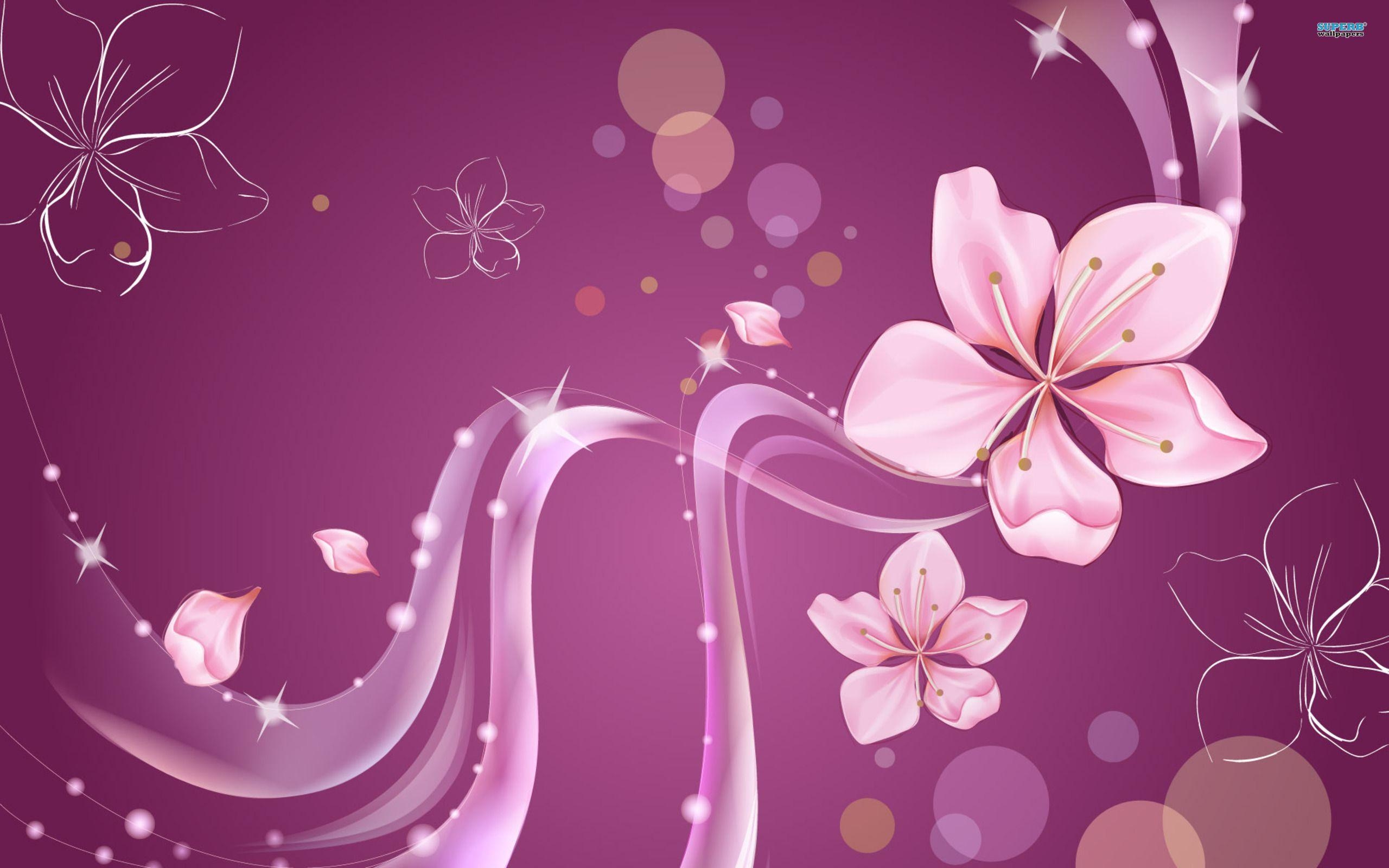 2560x1600 Pink Swirl Wallpaper, Desktop