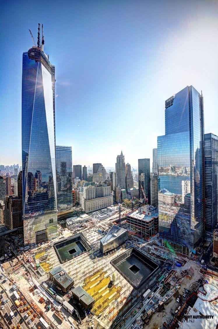 750x1130 One World Trade Center, Cityscape, Reflection HD Wallpaper, Phone