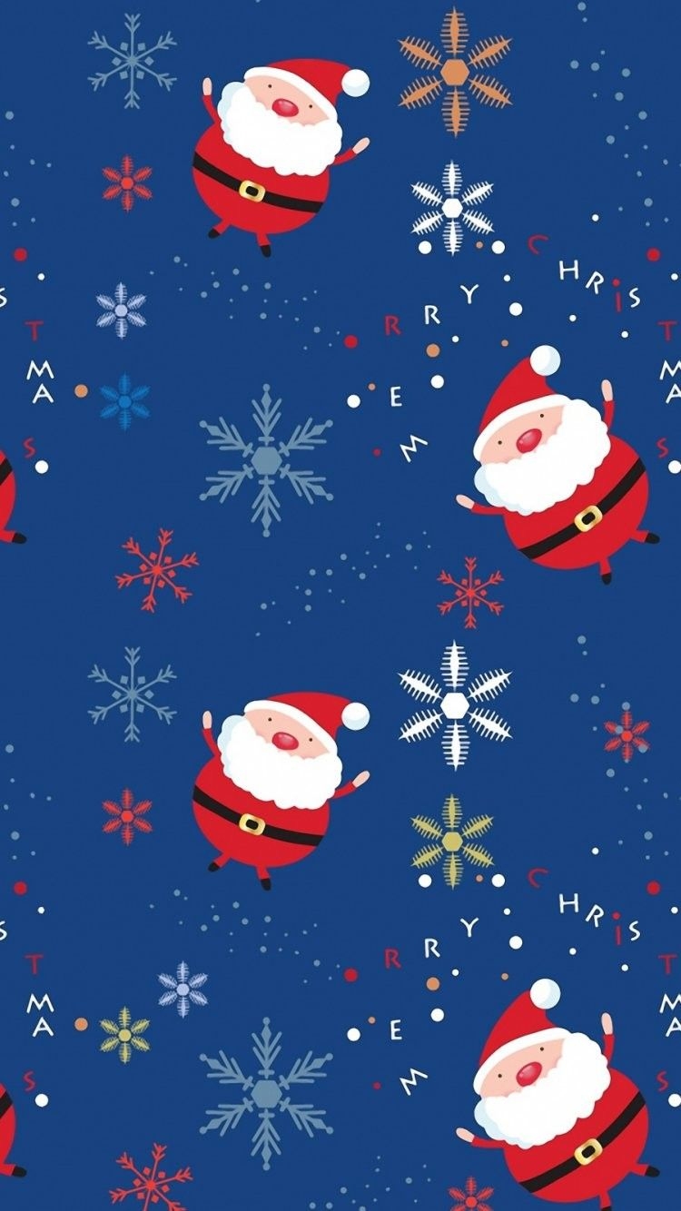 750x1340 Christmas background iphone, Phone