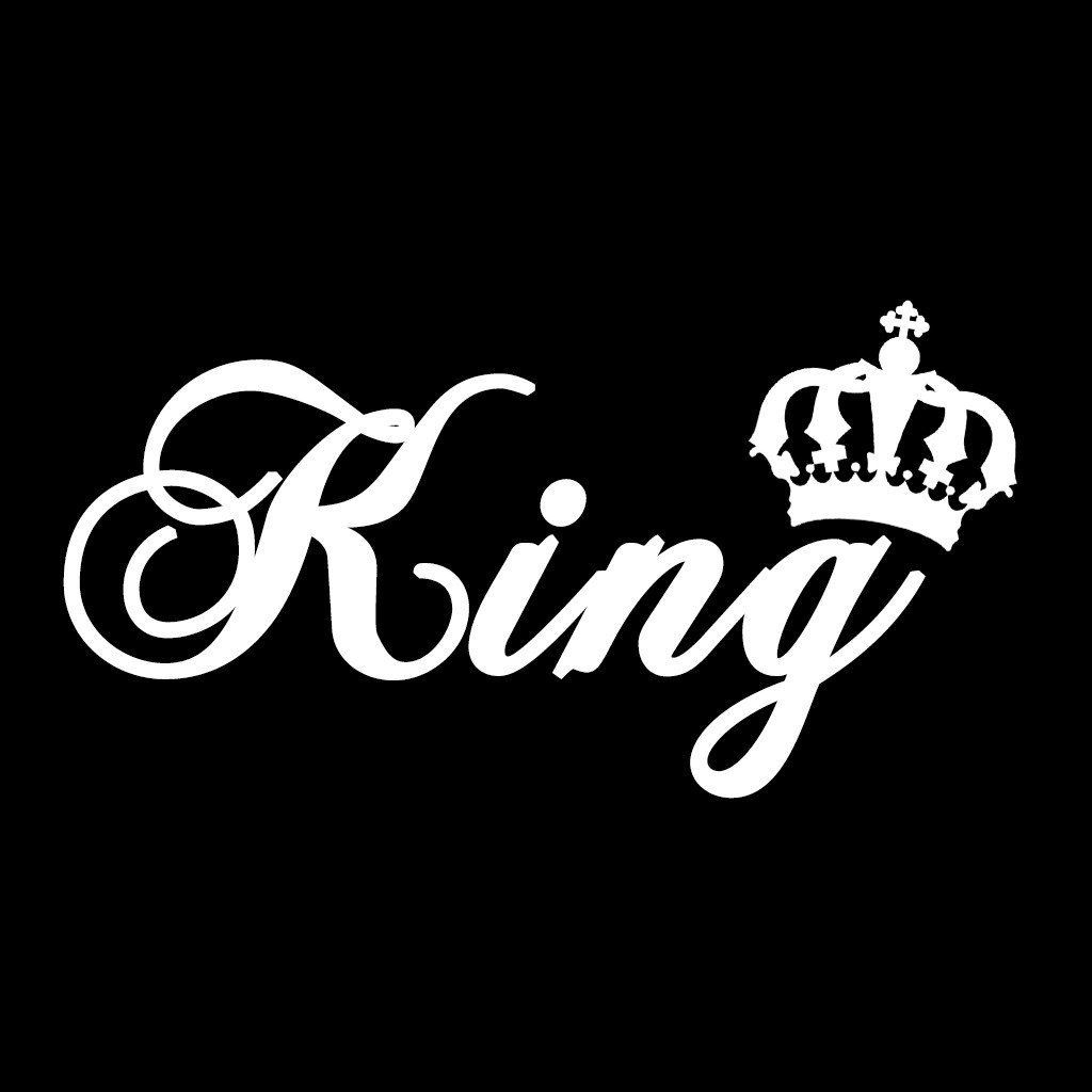 1030x1030 Black King Queen Logo, Phone