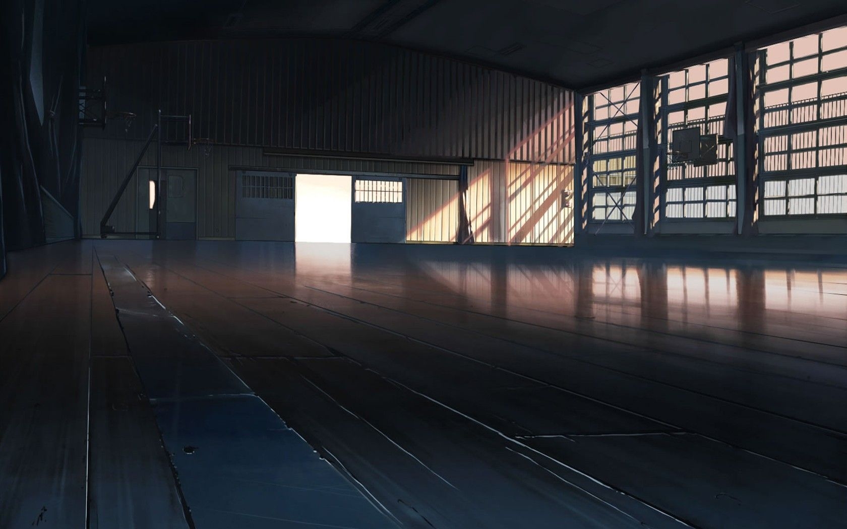 1680x1050 animation, #basketball, #room, #gyms, #anime, #artwork wallpaper, Desktop