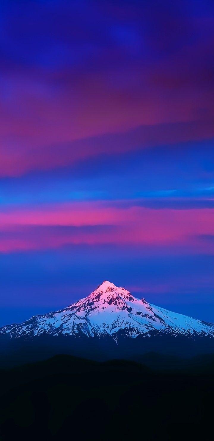 720x1480 Landscape Galaxy Ombre Wallpaper, Phone