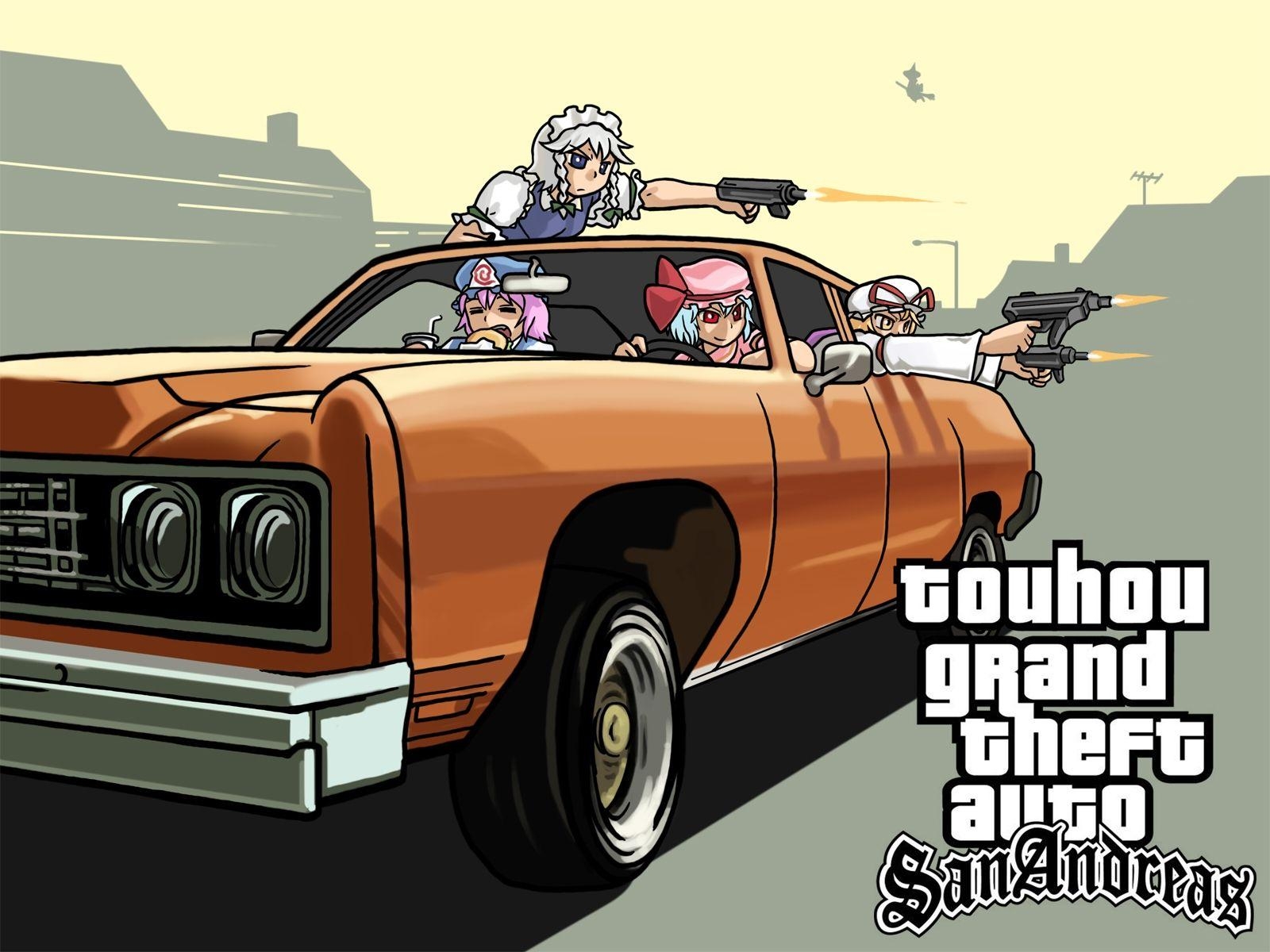 1600x1200 Wallpaper Gta, Grand theft auto, San andreas, Car, Anime HD, Desktop