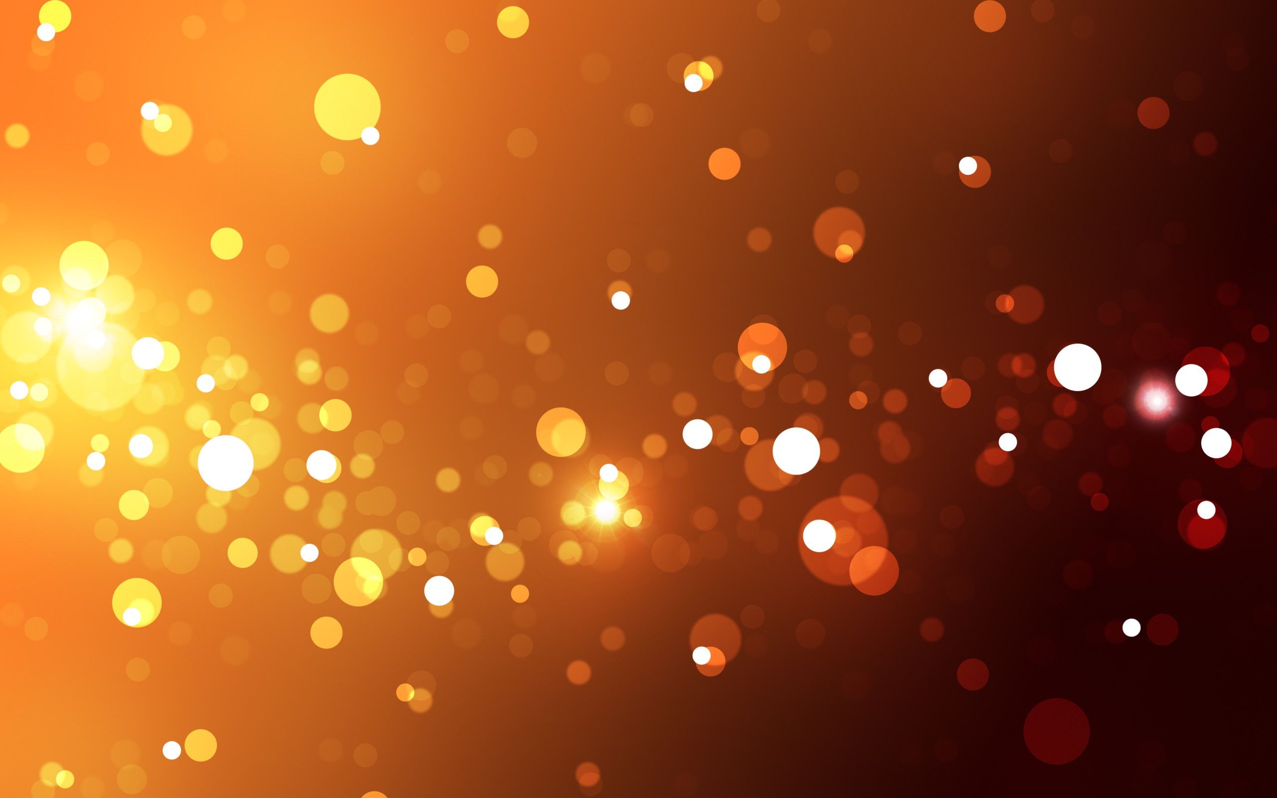 2560x1600 Neon Orange Background, Desktop