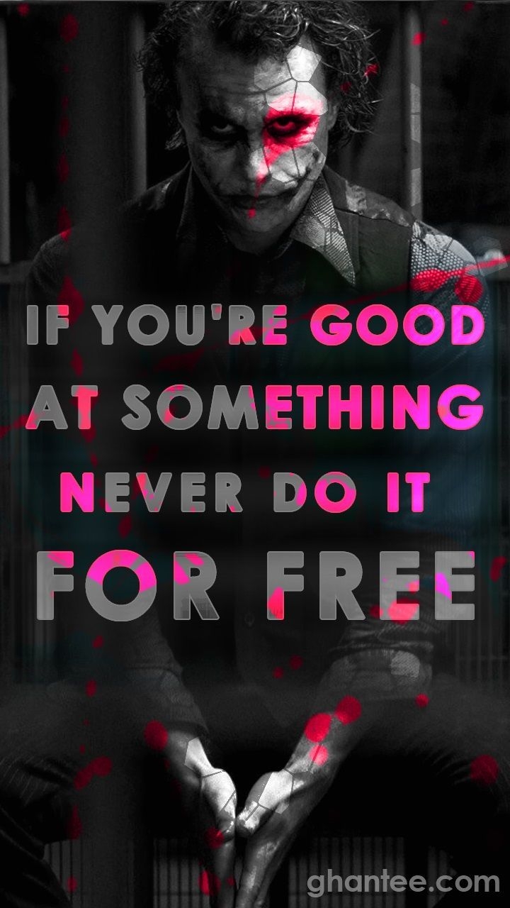 720x1280 ghantee wallpaper. Joker quotes, Heath ledger joker quotes, Villain quote, Phone