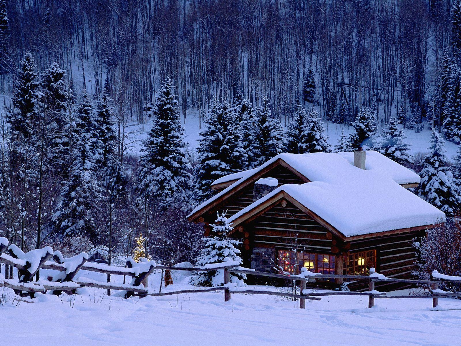 1600x1200 Winter Wallpaper HD For Desktop:Computer Wallpaper. Free Wallpaper Downloads. Winter cabin, Cabins in the woods, Cabins and cottages, Desktop