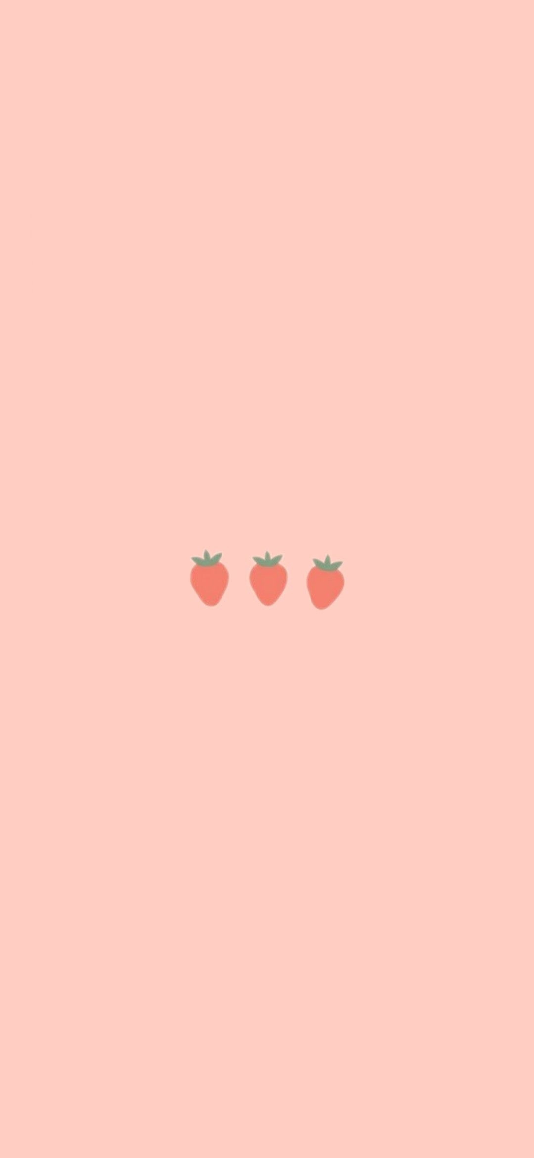 1080x2340 cute pink strawberry aesthetic iPhone wallpaper. Pink, Phone