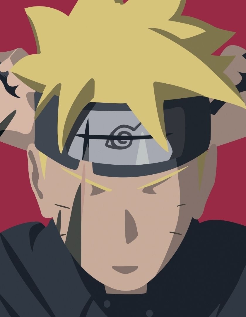 840x1080 Download 840x1336 wallpaper boruto uzumaki, naruto, minimal, art, Phone