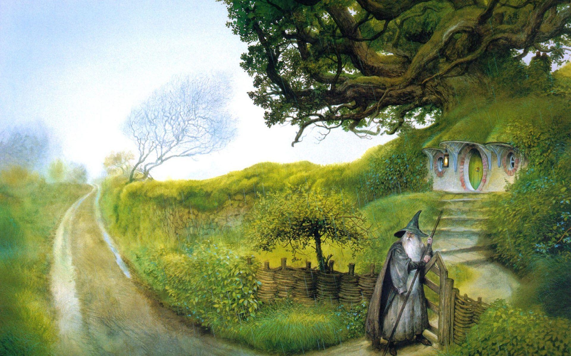 1920x1200 Dreamy & fantasy Wallpaper: Lord Of The Rings Shire Wallpaper, Desktop