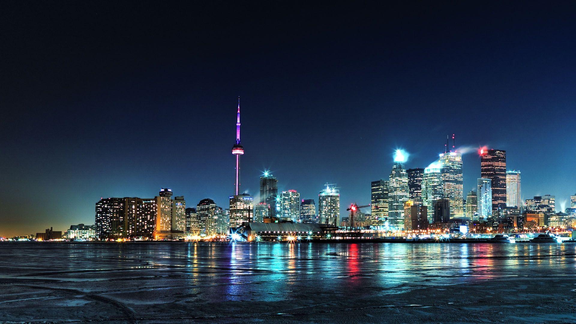 1920x1080 wallpaper tags toronto night city city lights share this wallpaper, Desktop